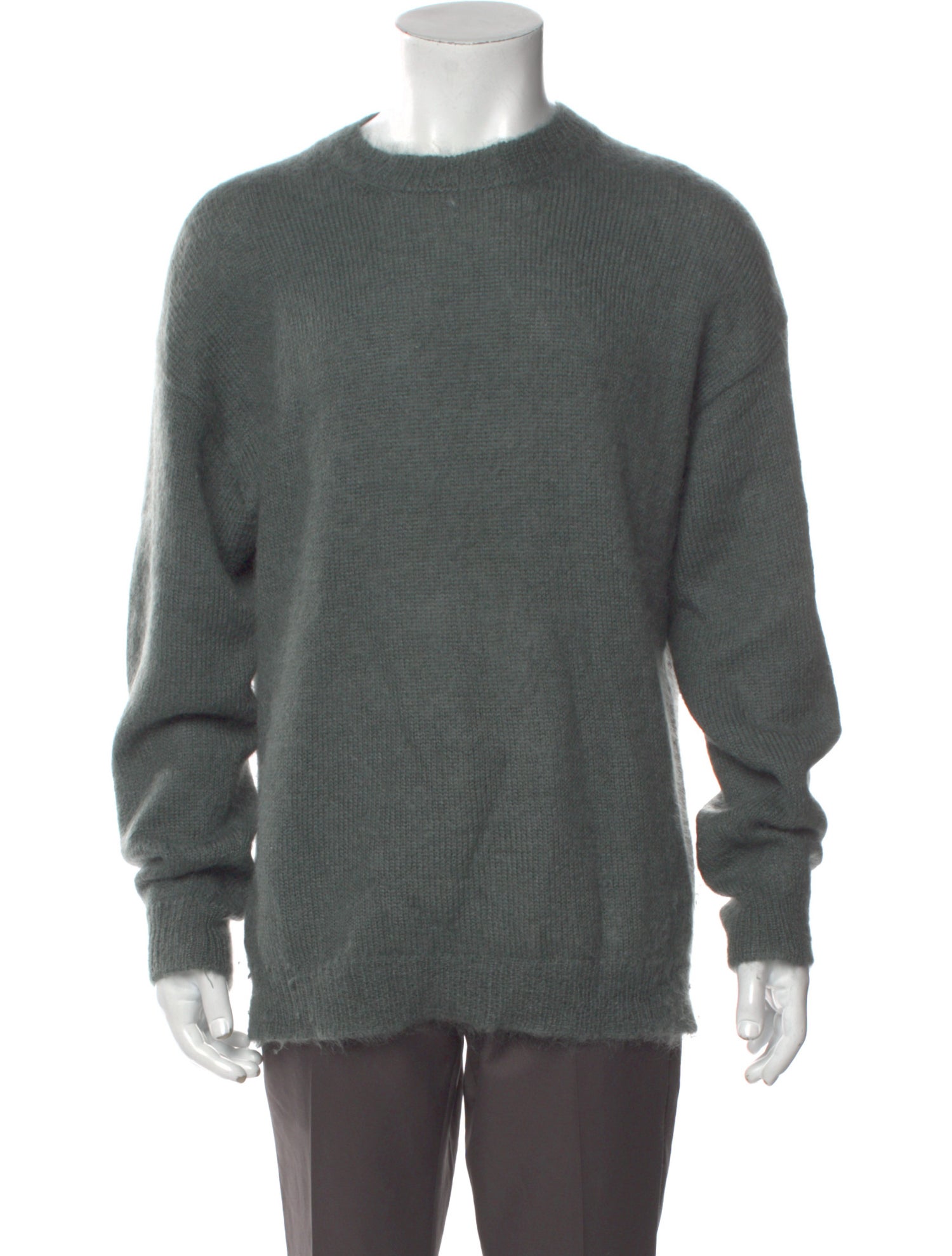 Auralee Mohair Crew Neck Pullover