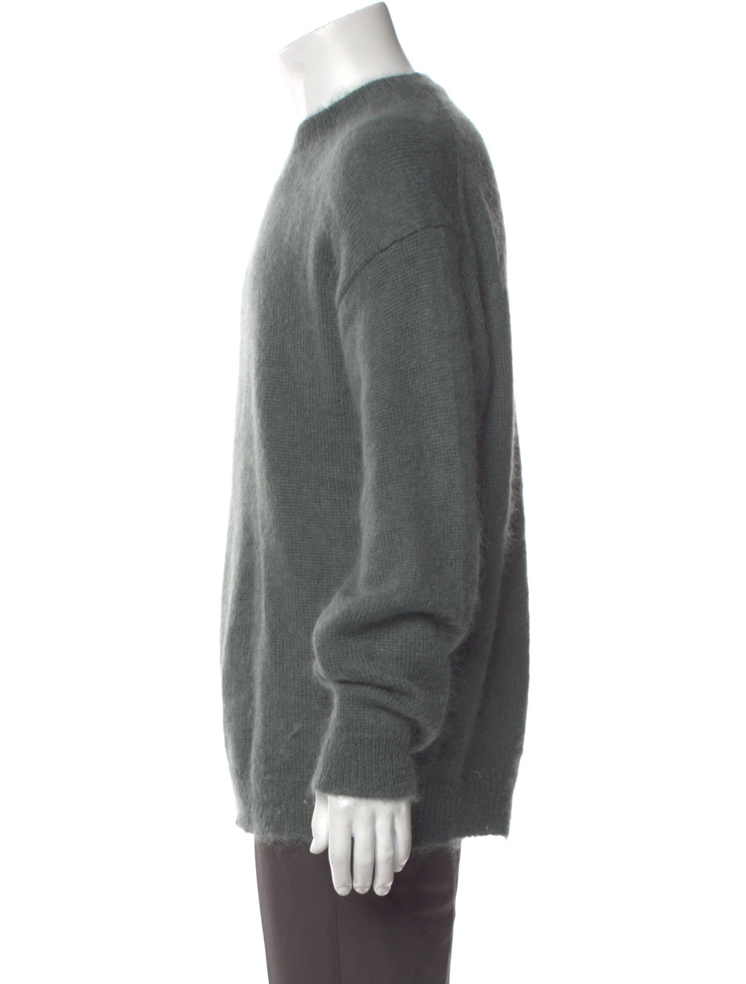 Auralee Mohair Crew Neck Pullover