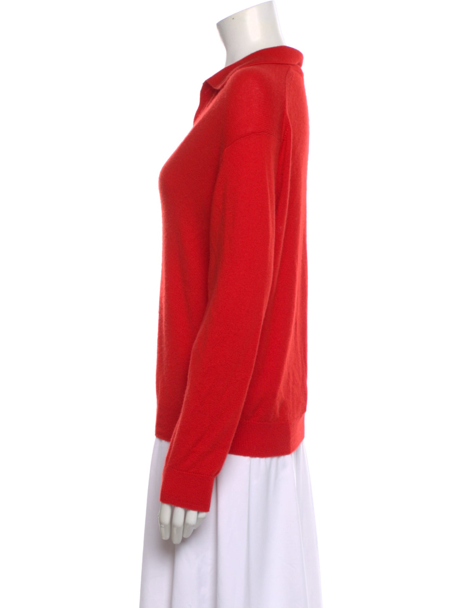 Auralee Silk V-Neck Sweater