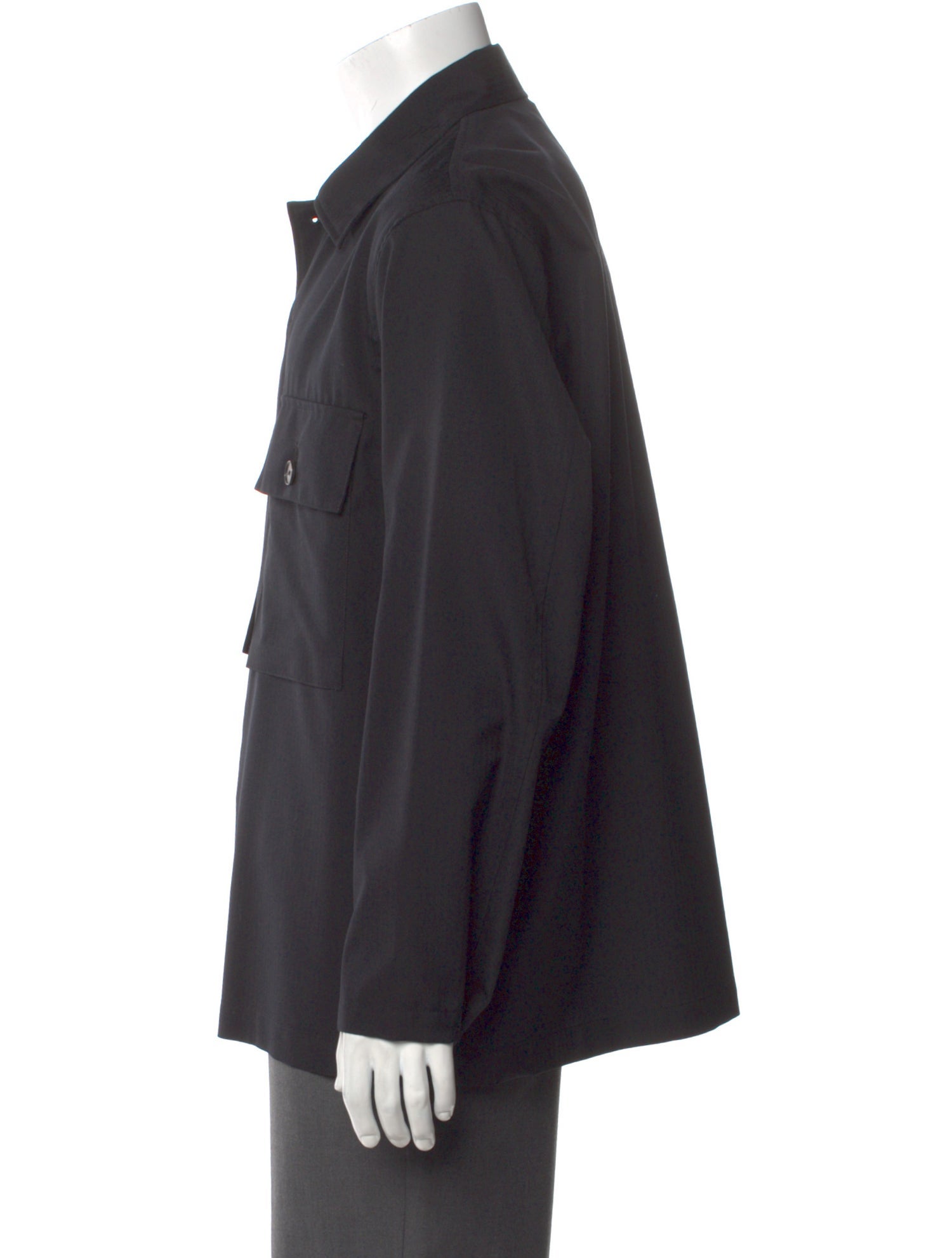 Auralee Wool Long Sleeve Shirt