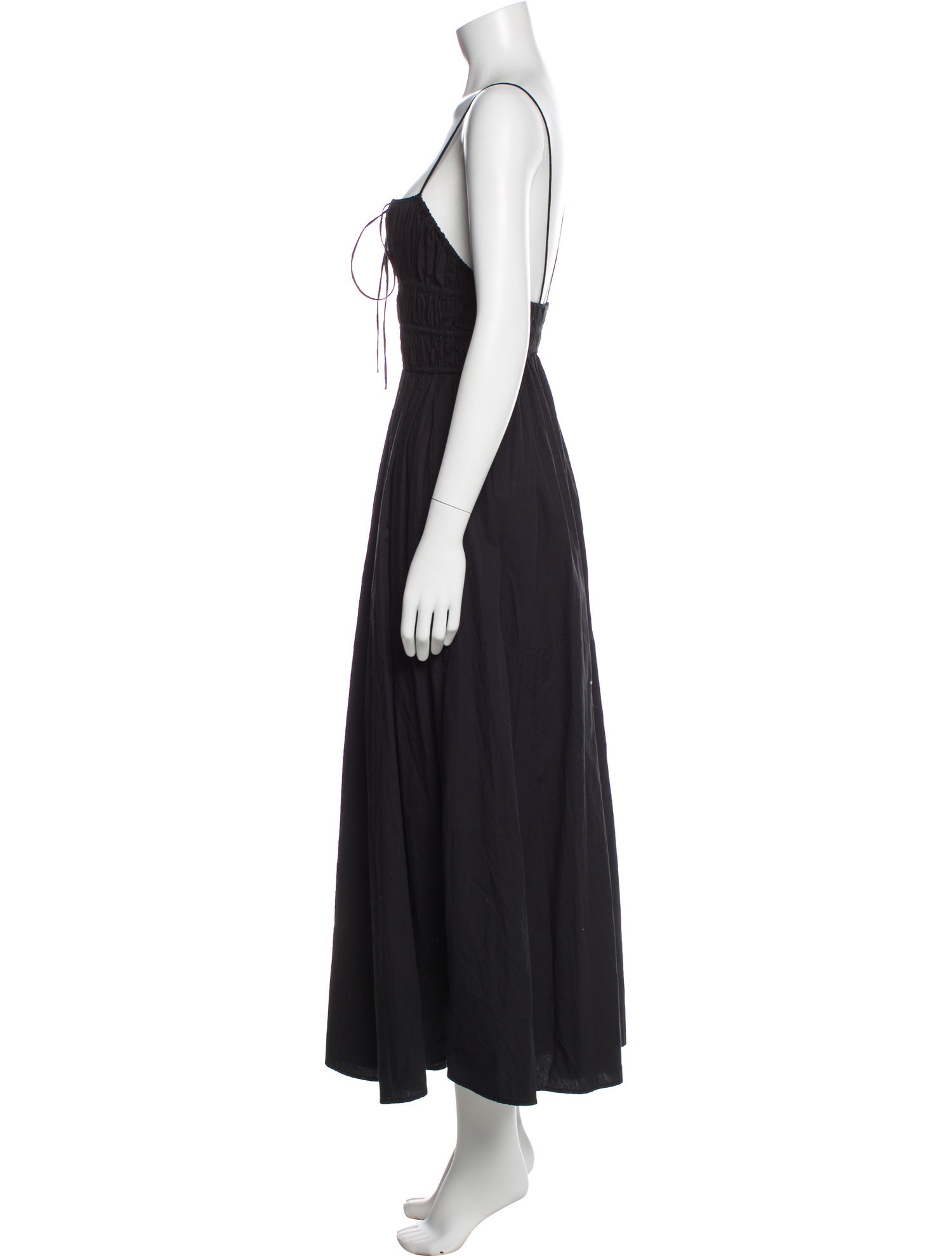 Auralee Square Neckline Long Dress