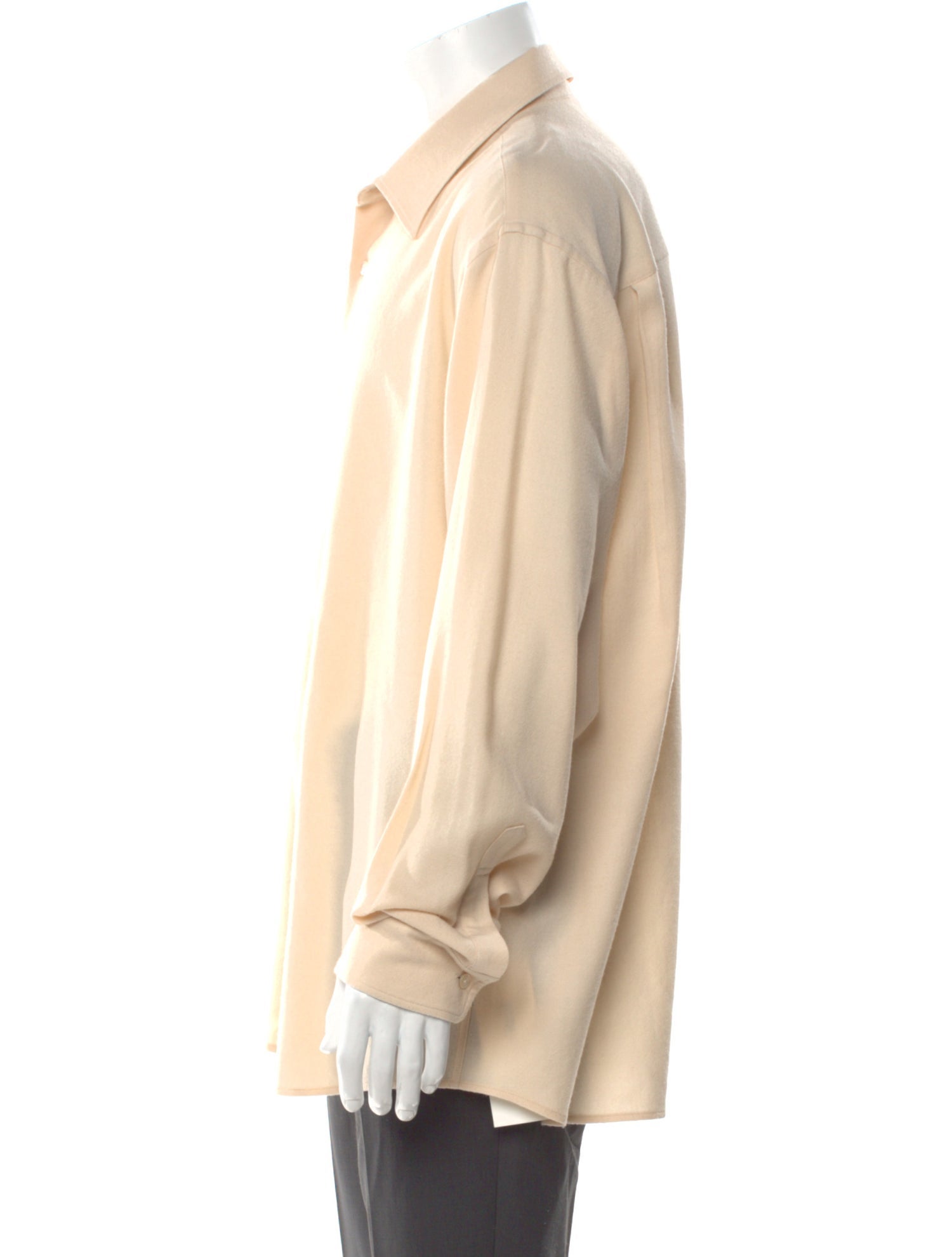 Auralee Wool Long Sleeve Shirt