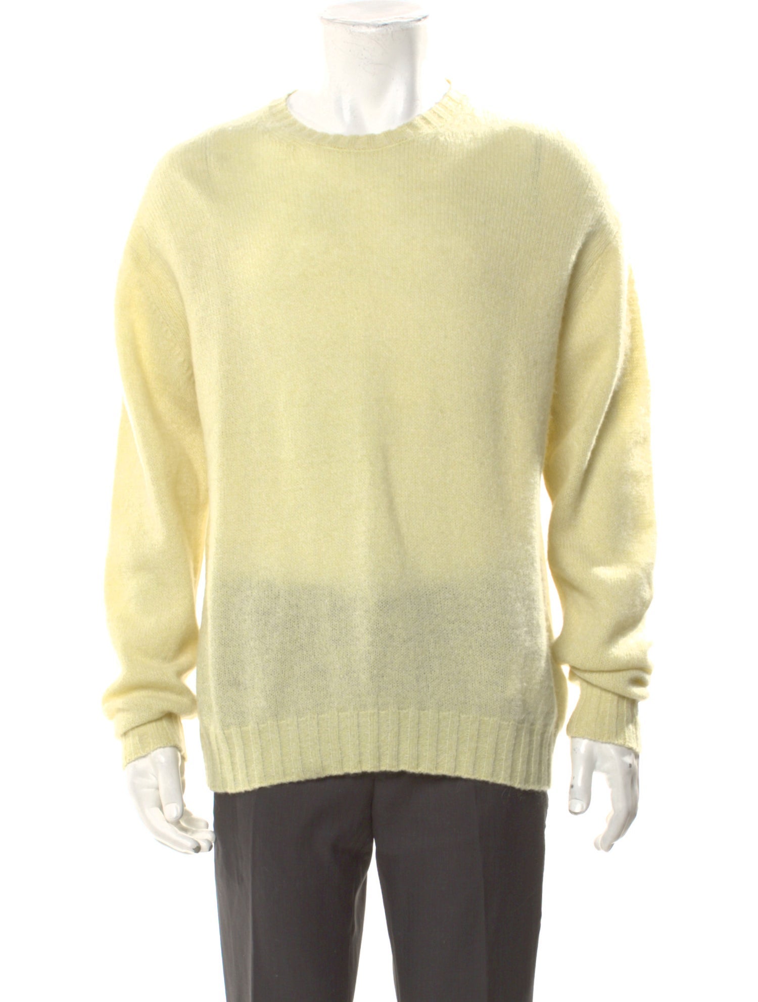 Auralee Wool Crew Neck Pullover