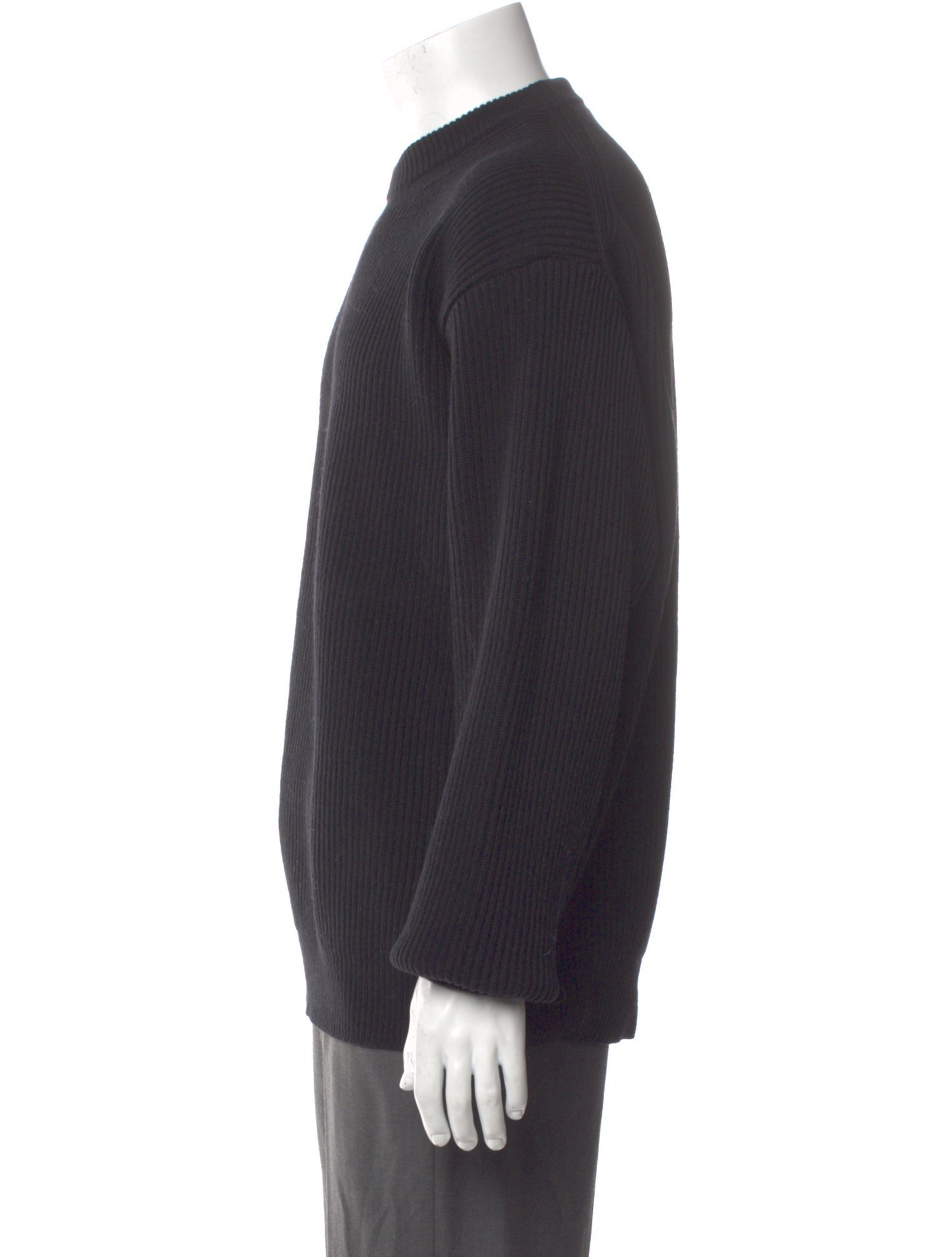 Auralee Wool Crew Neck Pullover