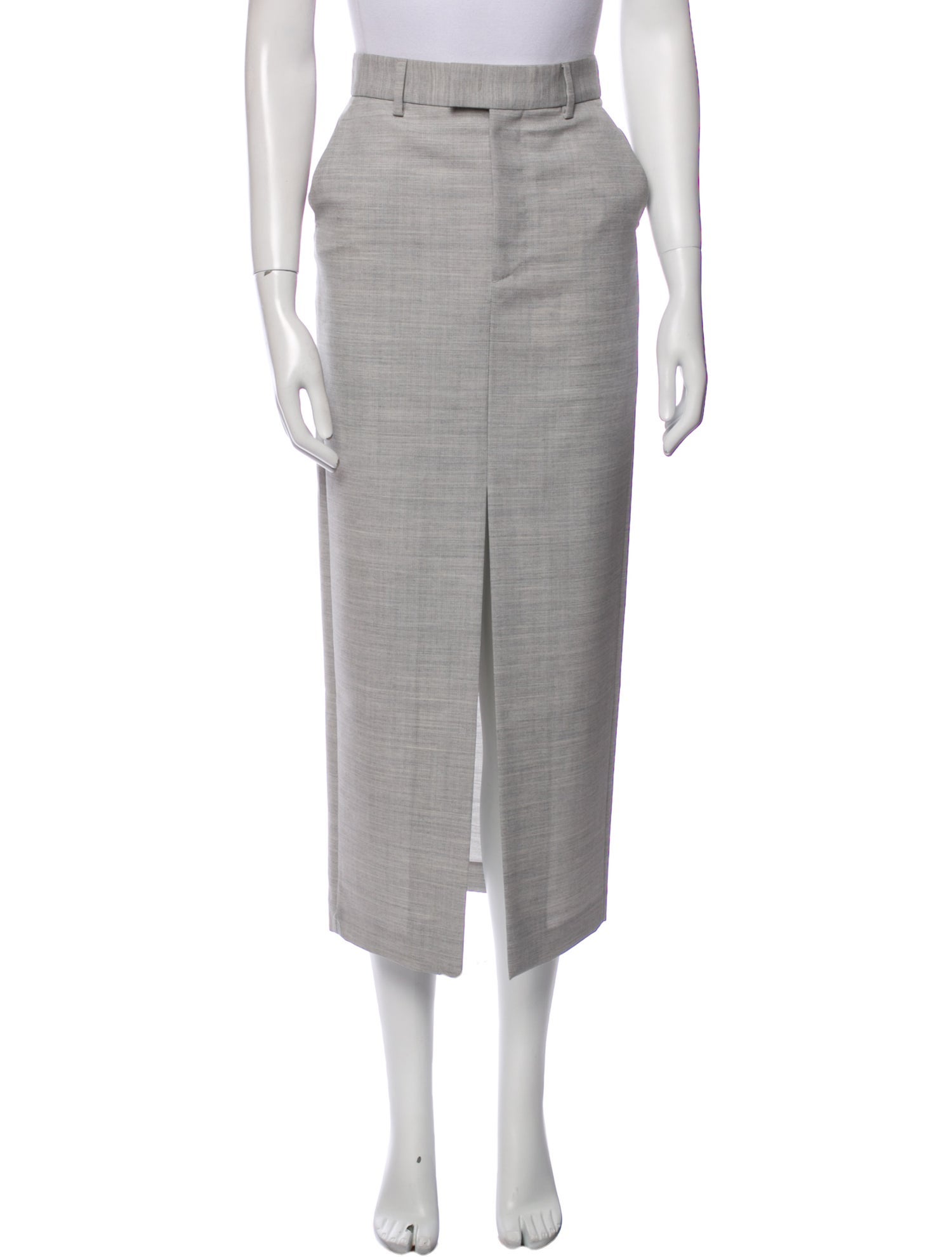 Armarium Virgin Wool Midi Length Skirt