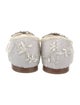 Aruna Seth Lace Crystal Embellishments Ballet Flats