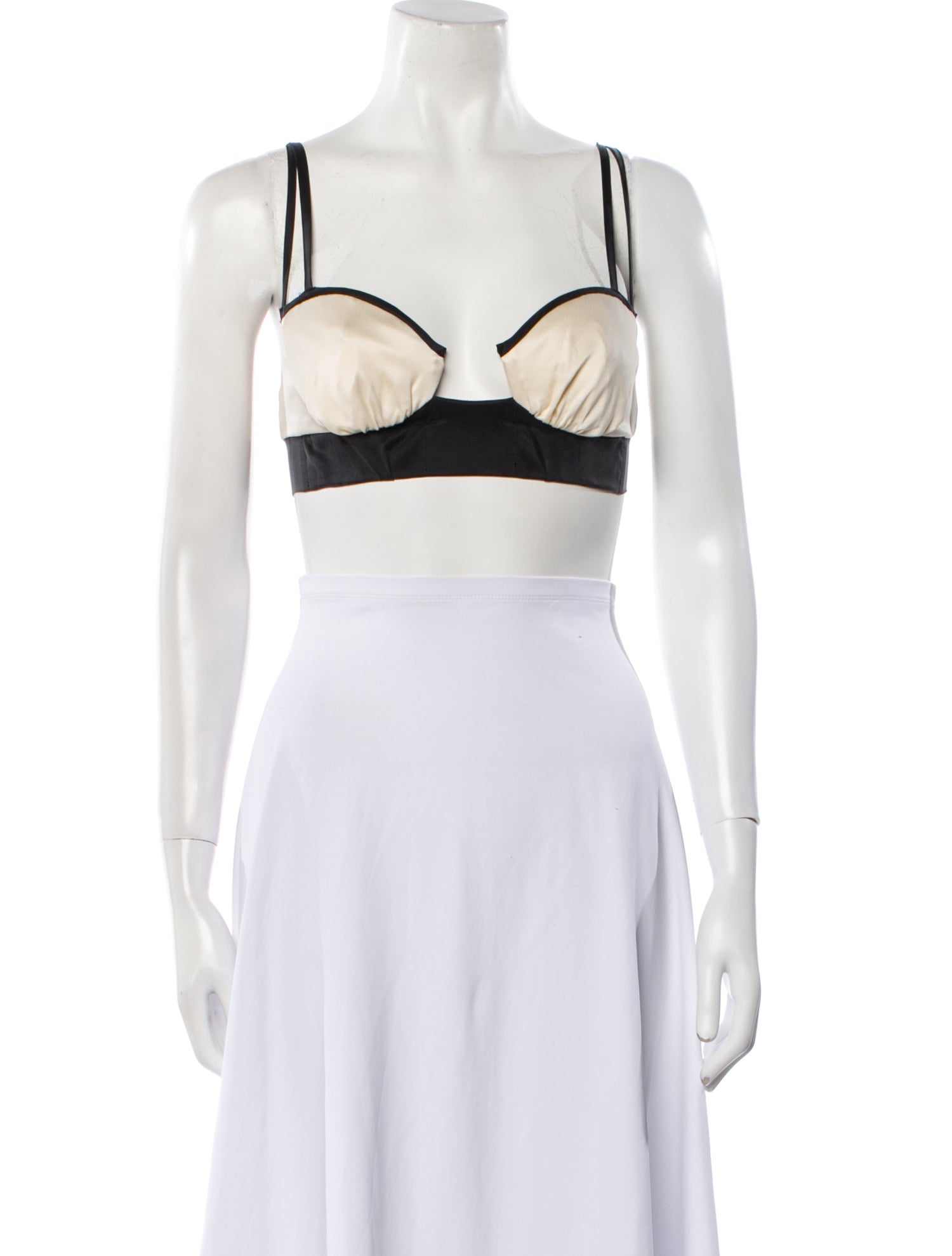Auteur Silk Square Neckline Crop Top w/ Tags