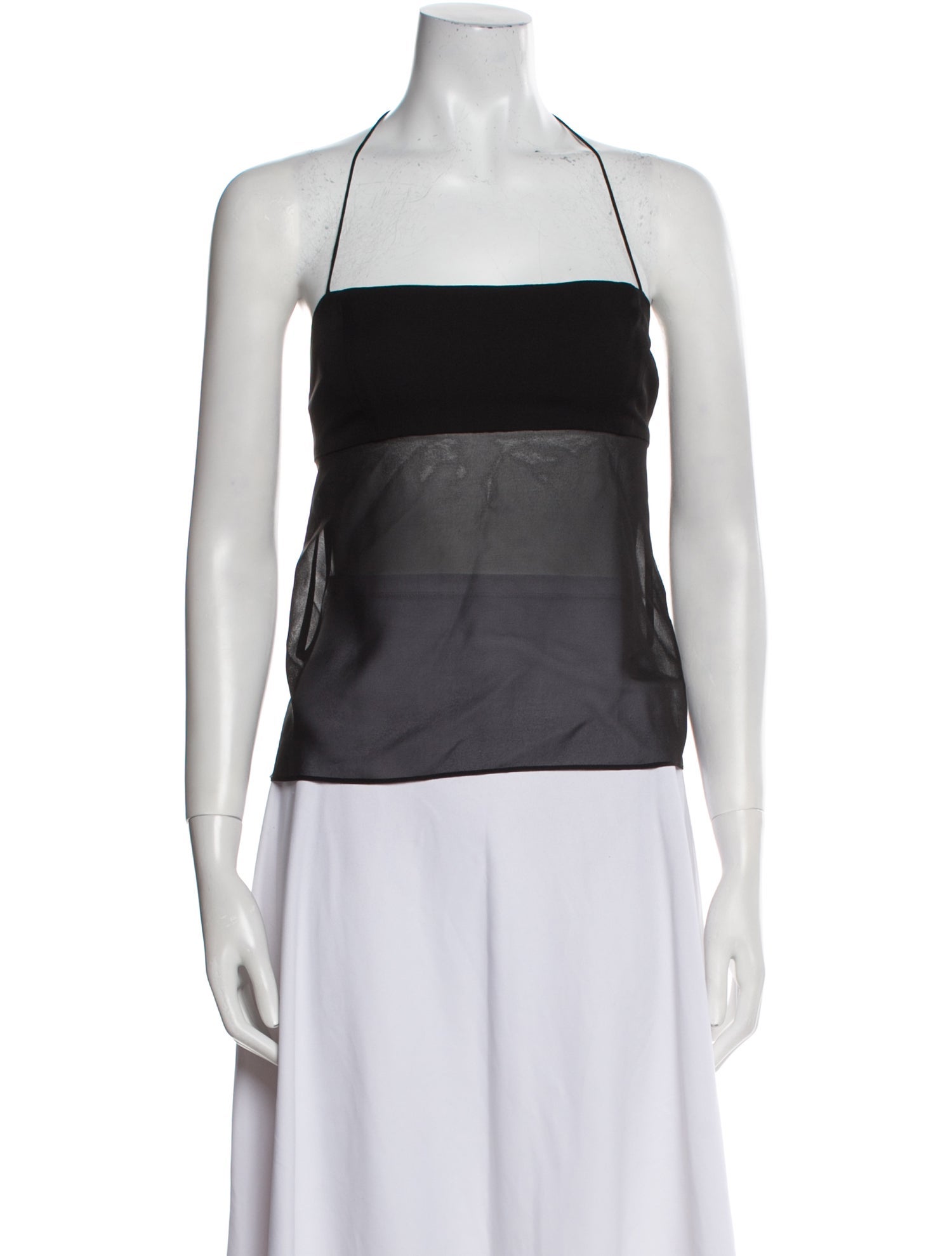 Auteur Silk Square Neckline Top