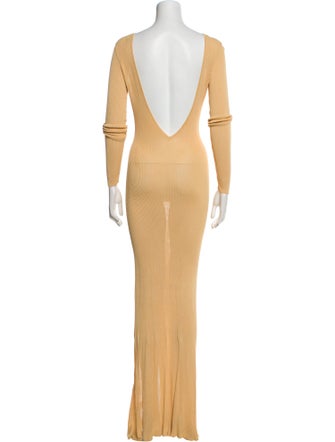 Auteur Scoop Neck Long Dress