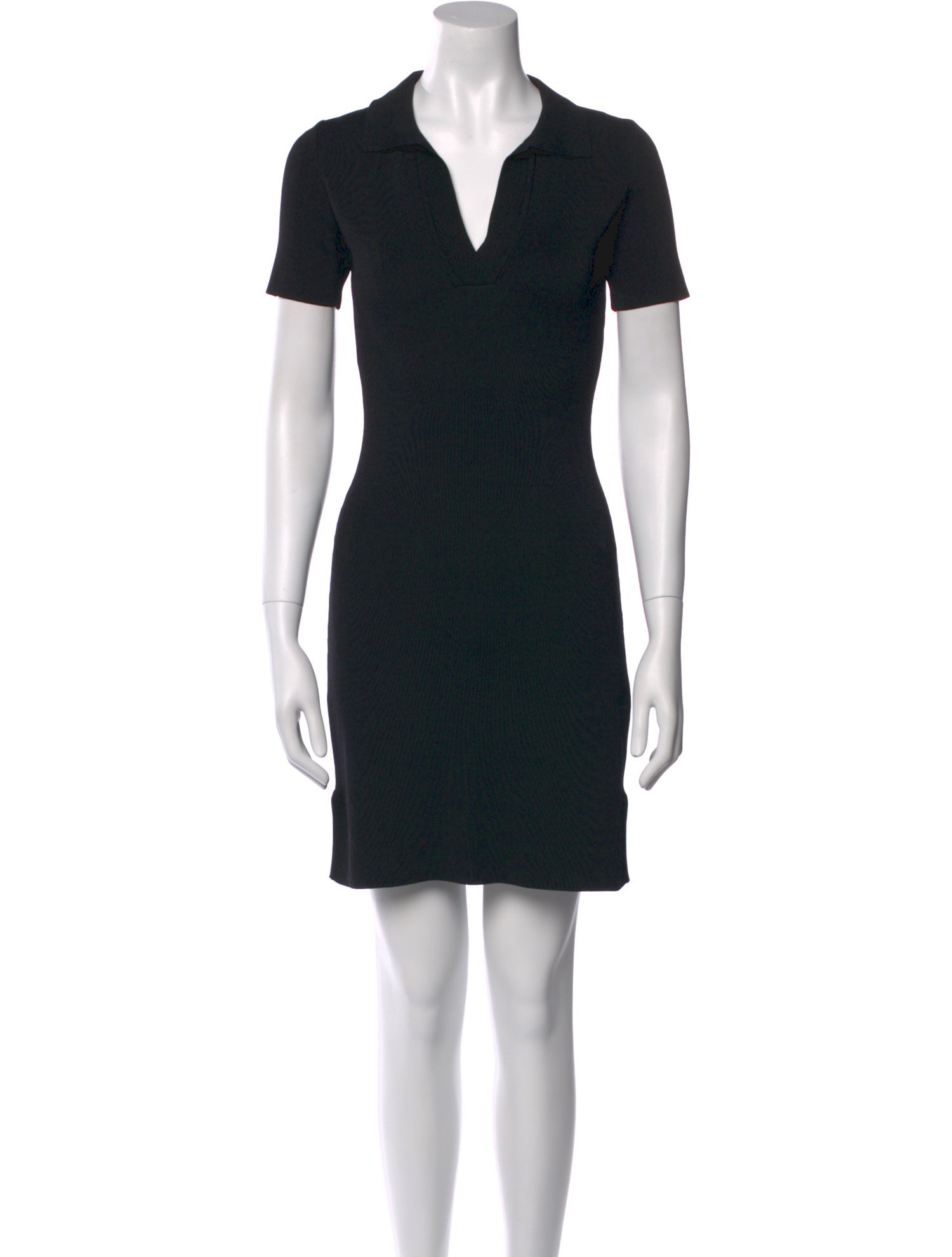 Auteur V-Neck Knee-Length Dress