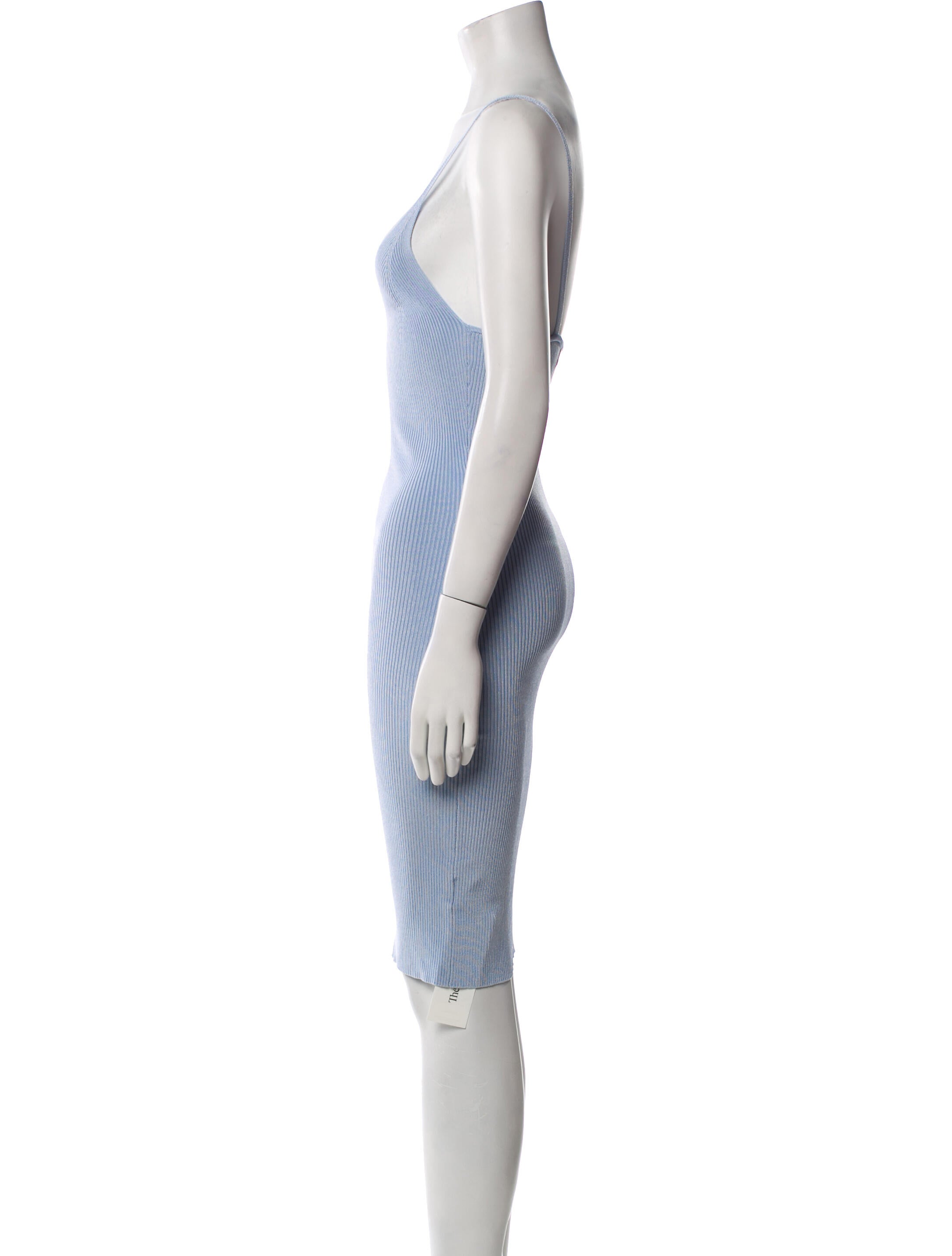 Auteur V-Neck Knee-Length Dress