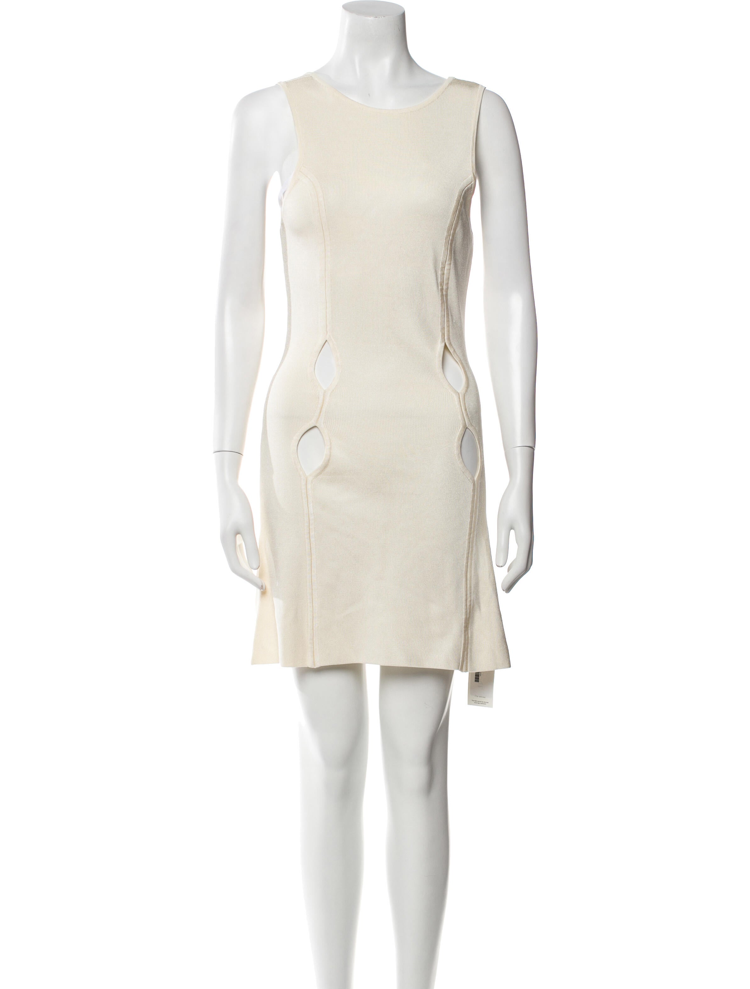 Auteur Scoop Neck Mini Dress