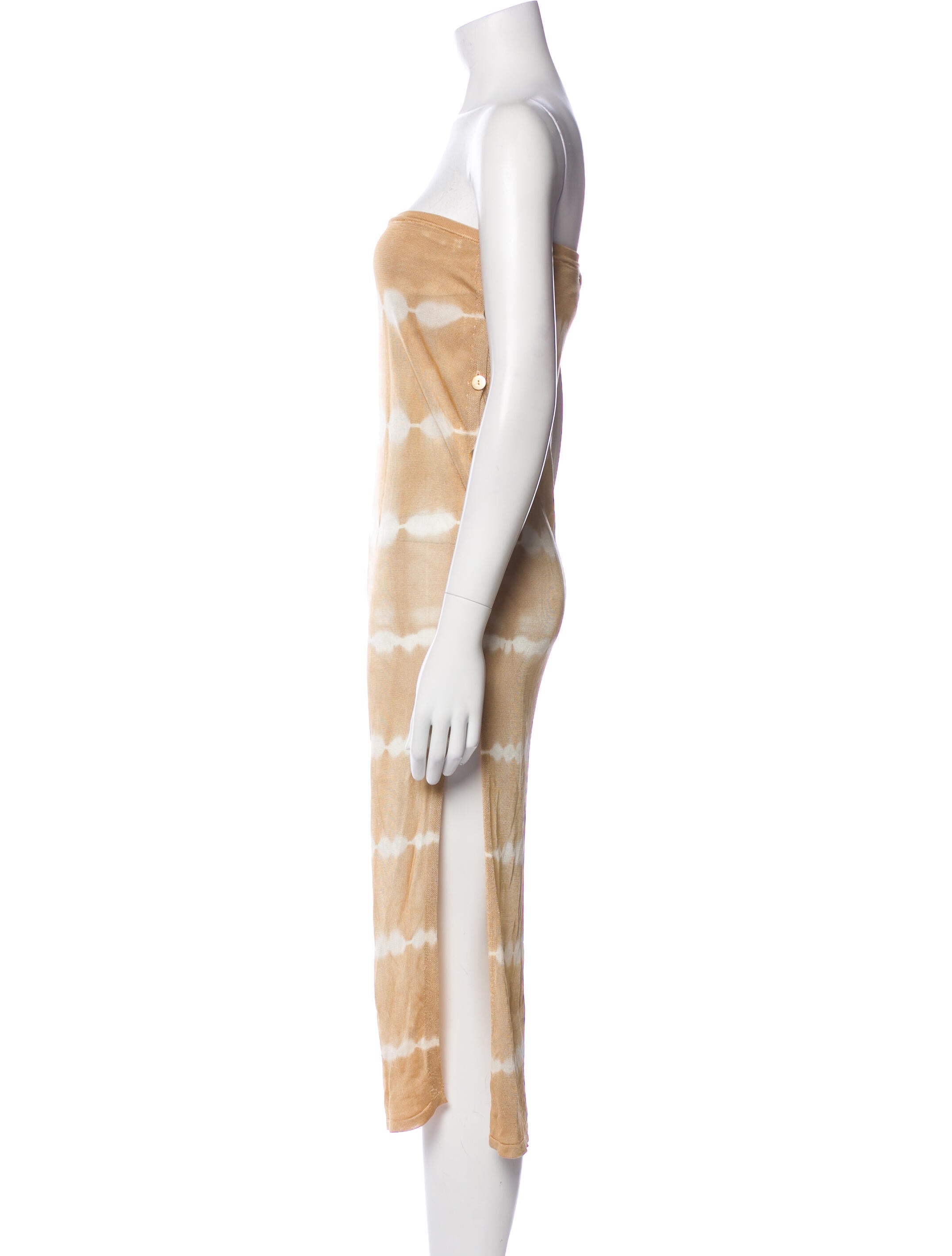 Auteur Striped Midi Length Skirt