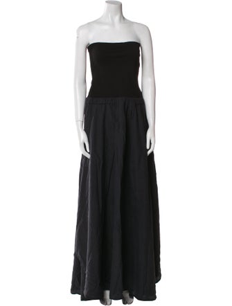 Auteur Strapless Midi Length Dress