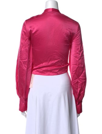 Auteur Silk V-Neck Crop Top