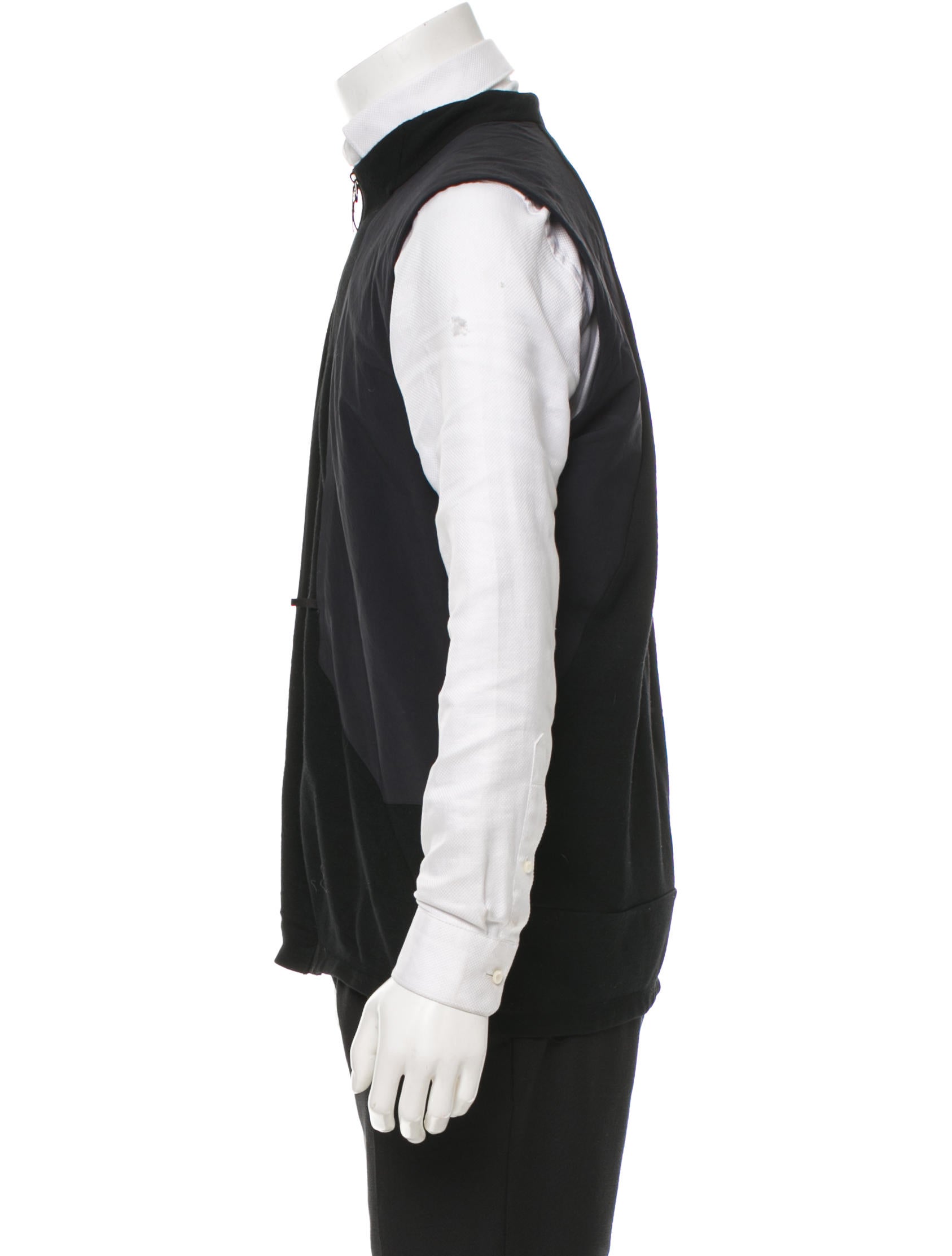 Arc'Teryx Veilance Paneled Woven Quoin Vest - Black Outerwear