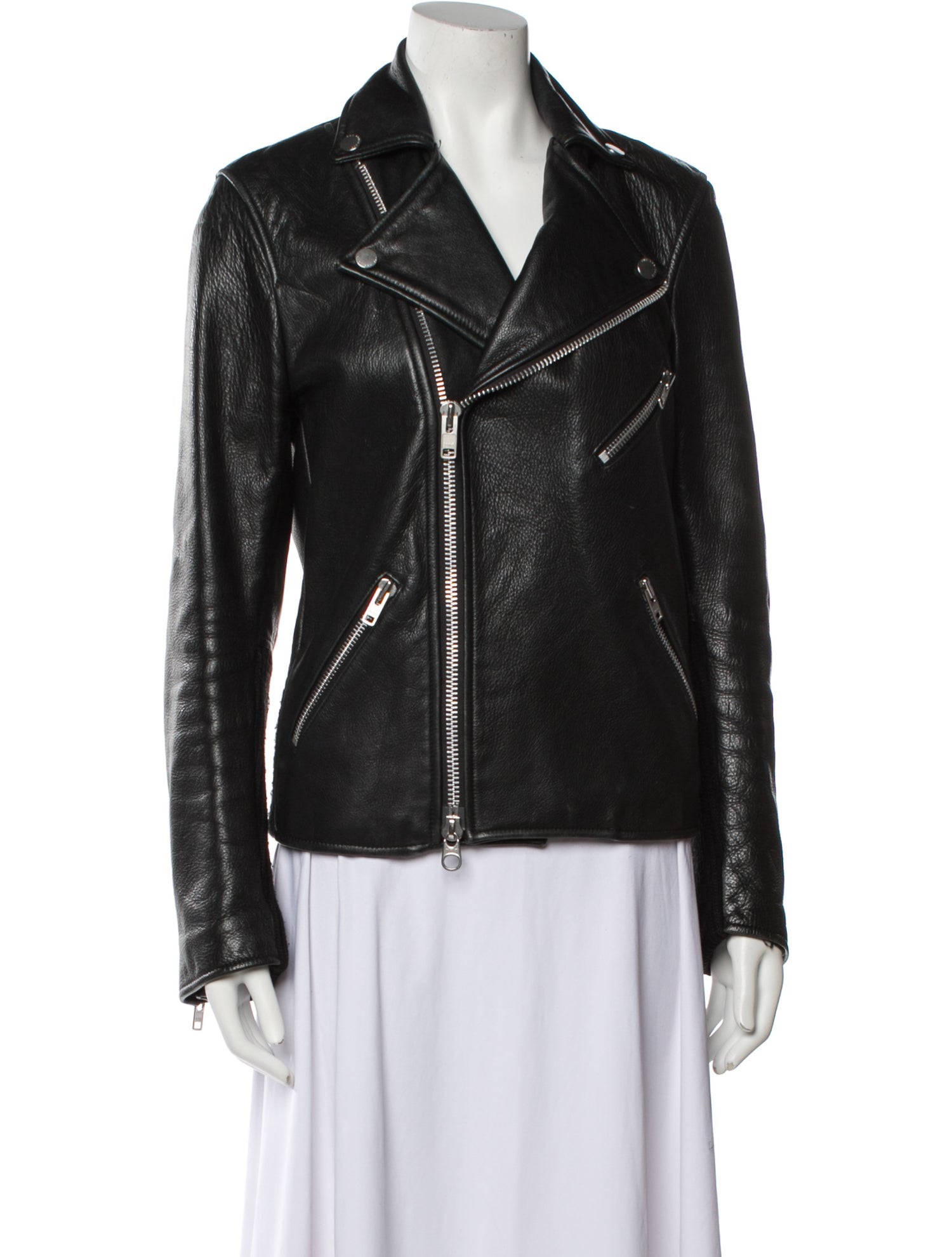 The Arrivals Leather Biker Jacket