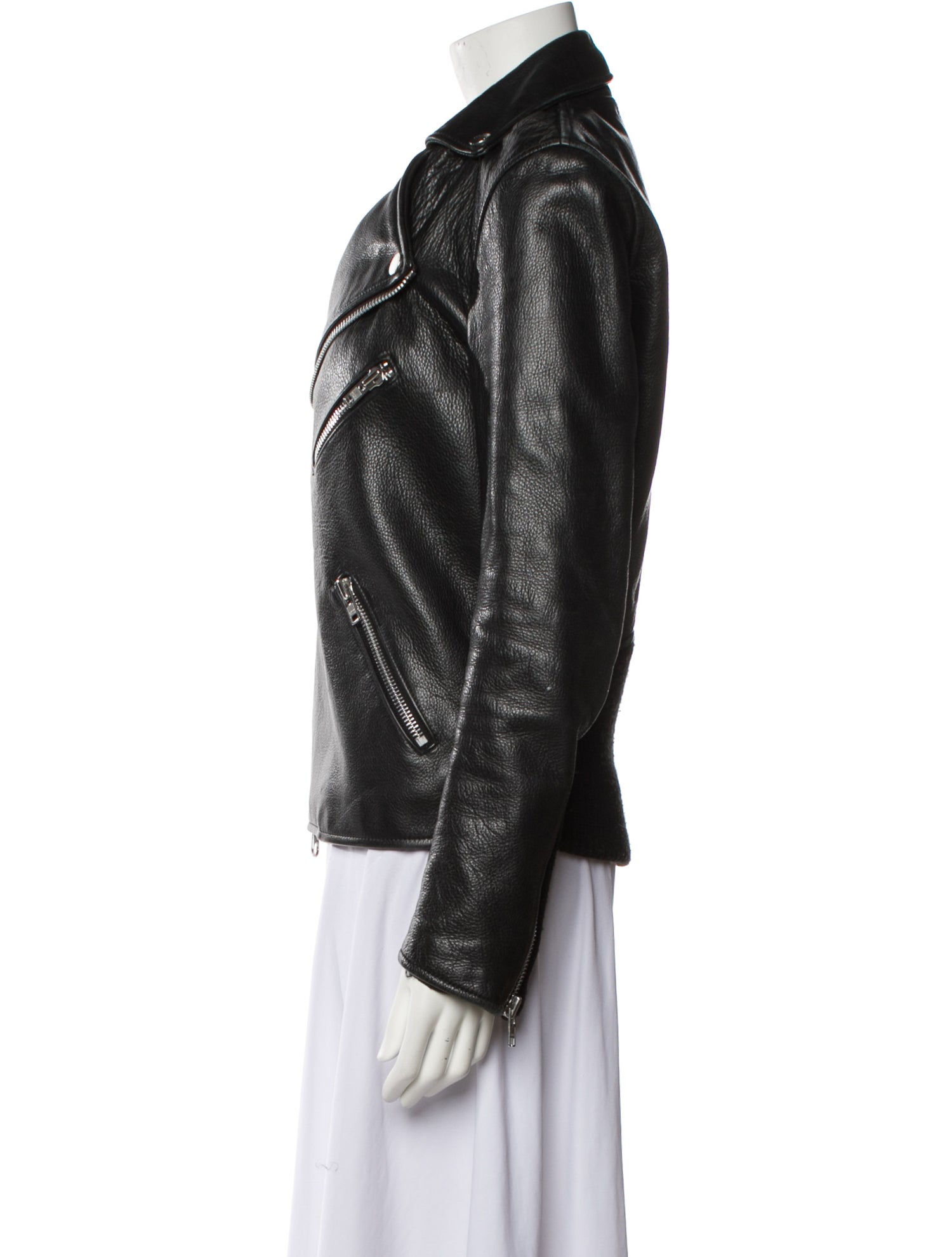 The Arrivals Leather Biker Jacket