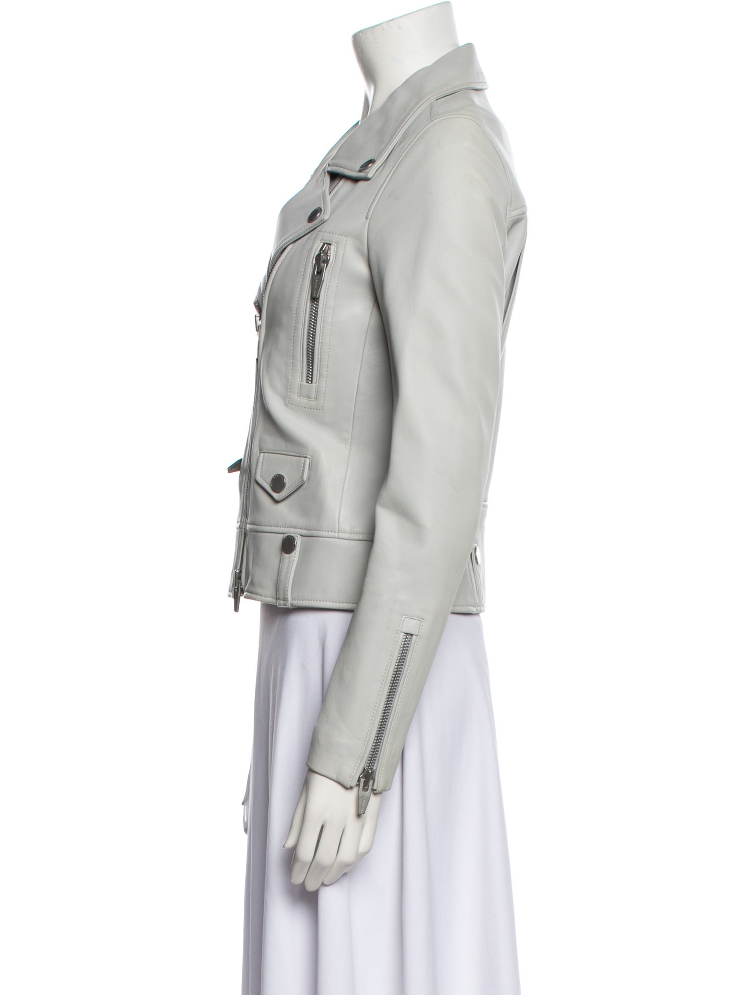 The Arrivals Leather Biker Jacket