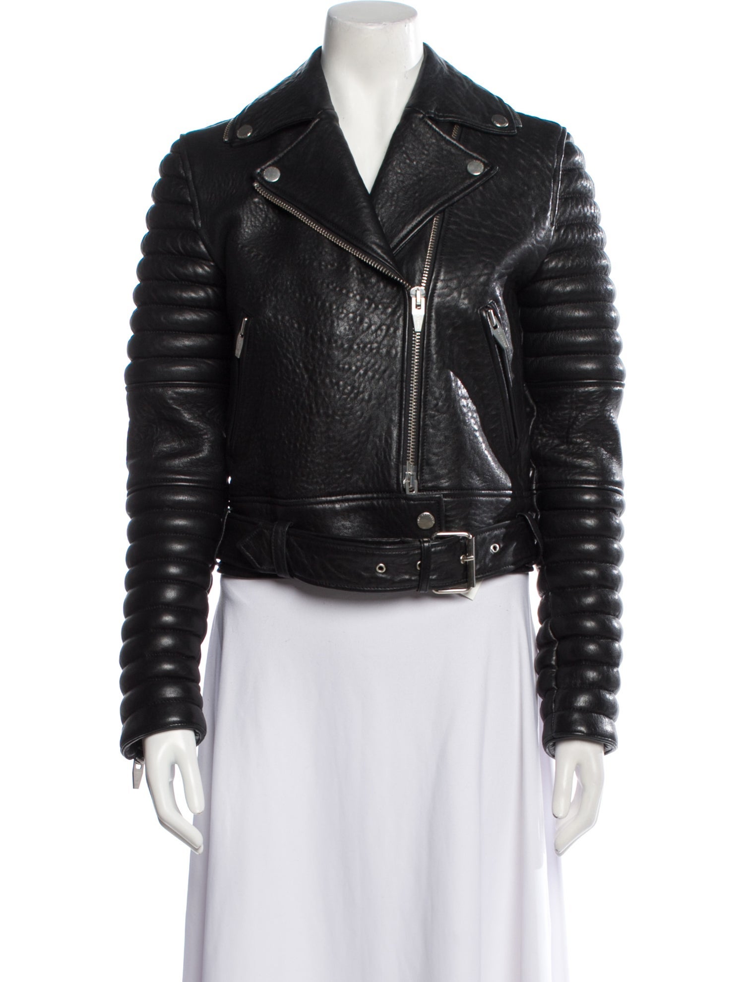 The Arrivals Leather Biker Jacket