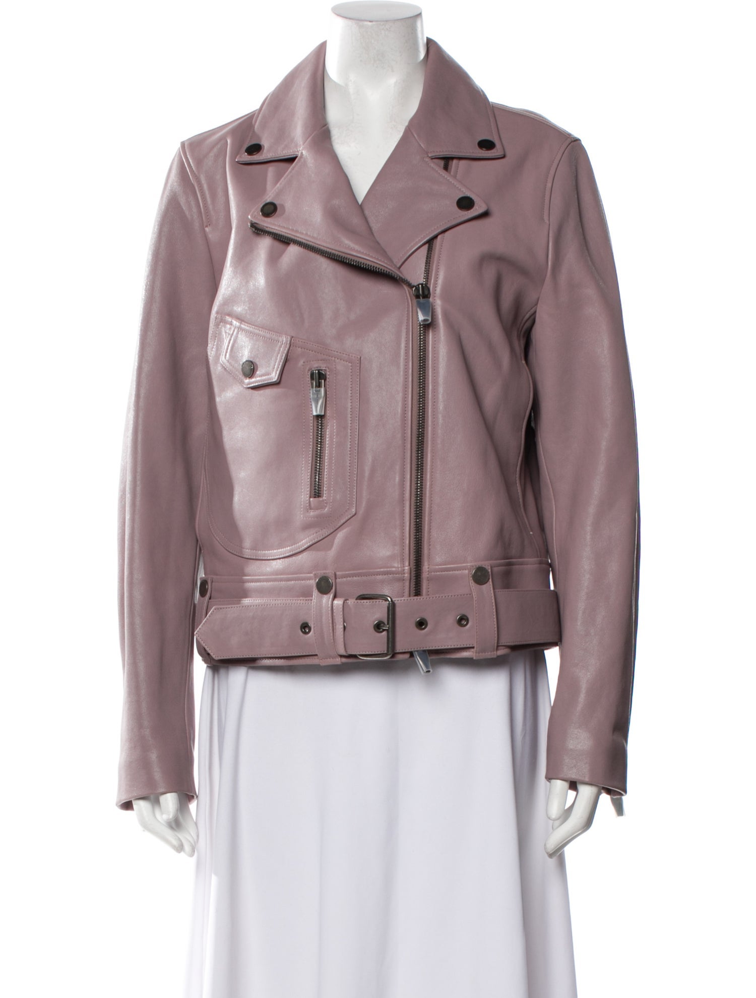 The Arrivals Leather Biker Jacket