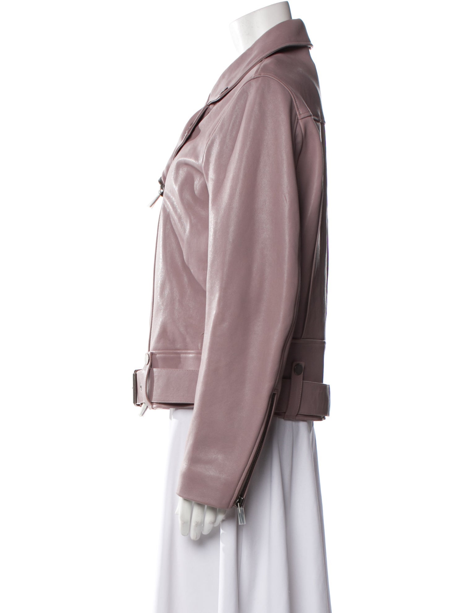 The Arrivals Leather Biker Jacket