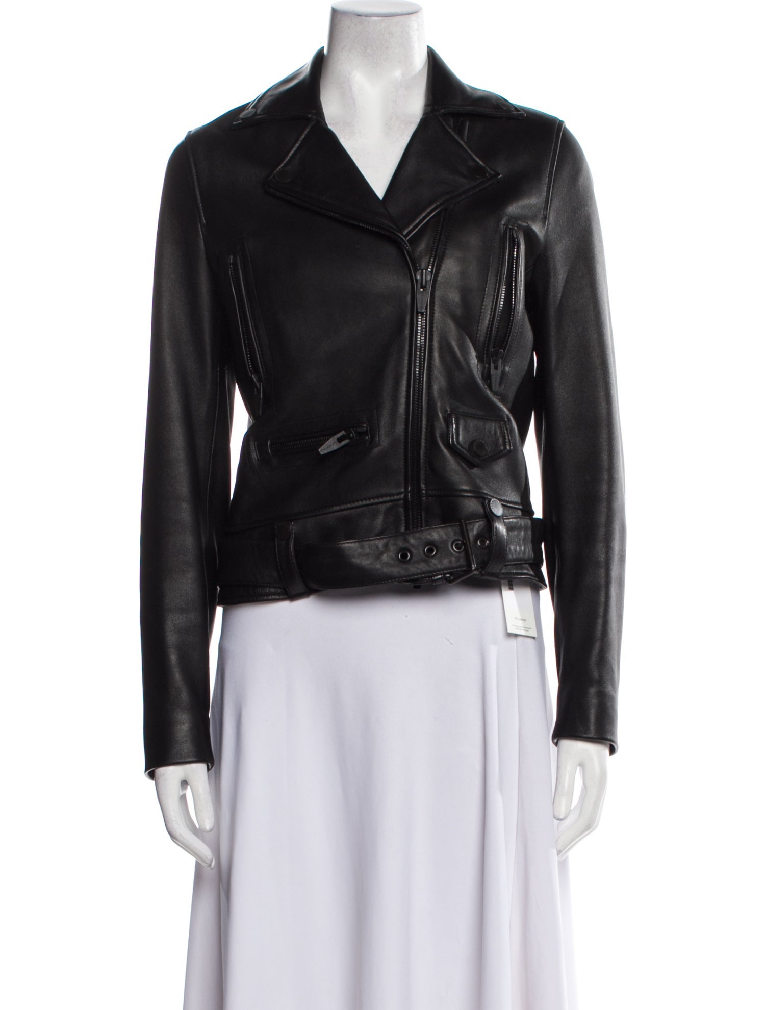 The Arrivals Leather Biker Jacket