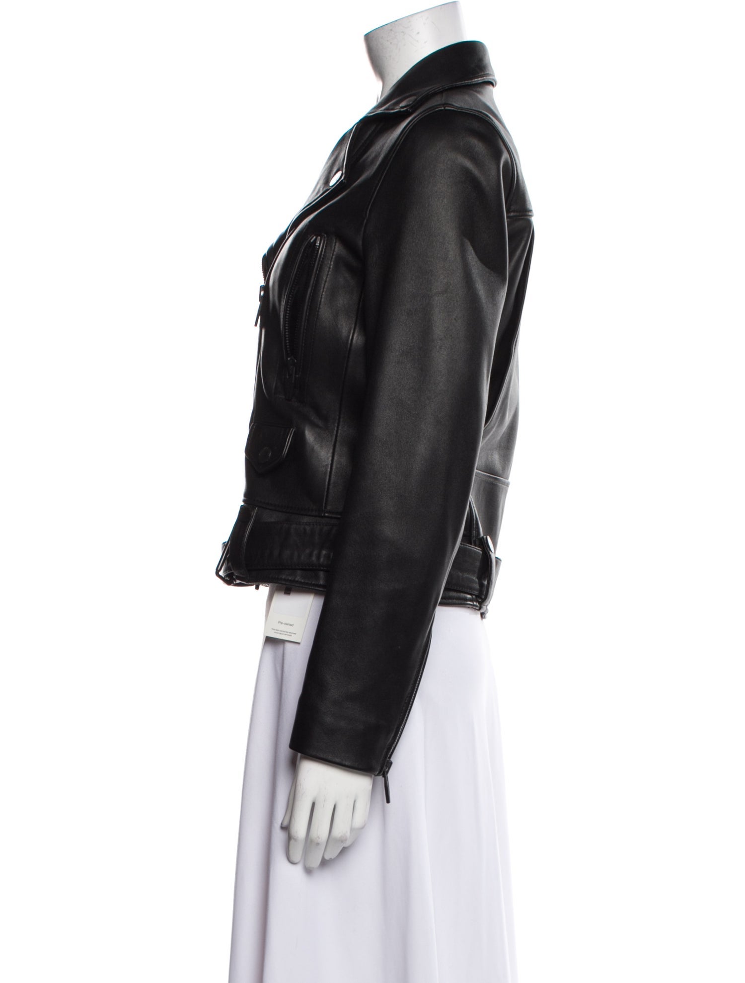 The Arrivals Leather Biker Jacket