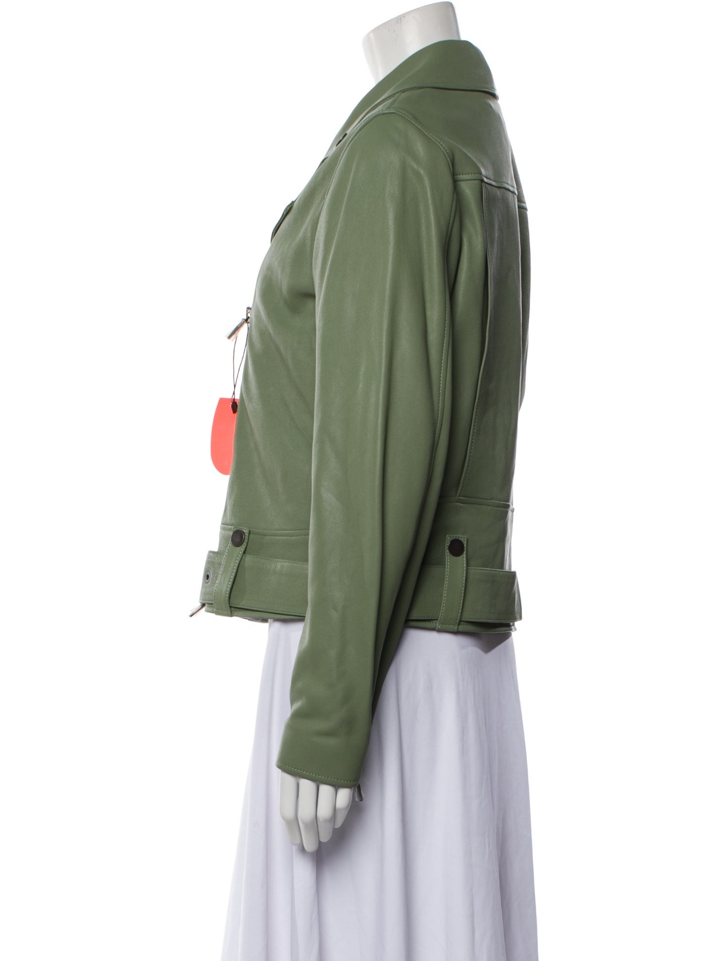 The Arrivals Leather Biker Jacket w/ Tags