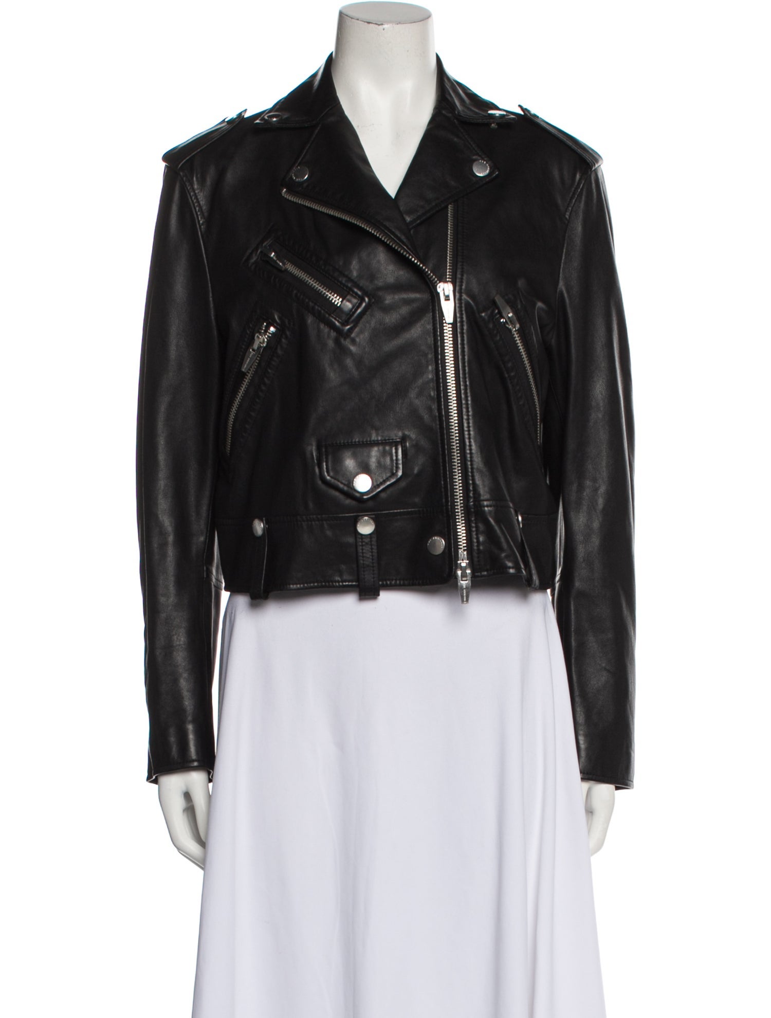 The Arrivals Leather Biker Jacket