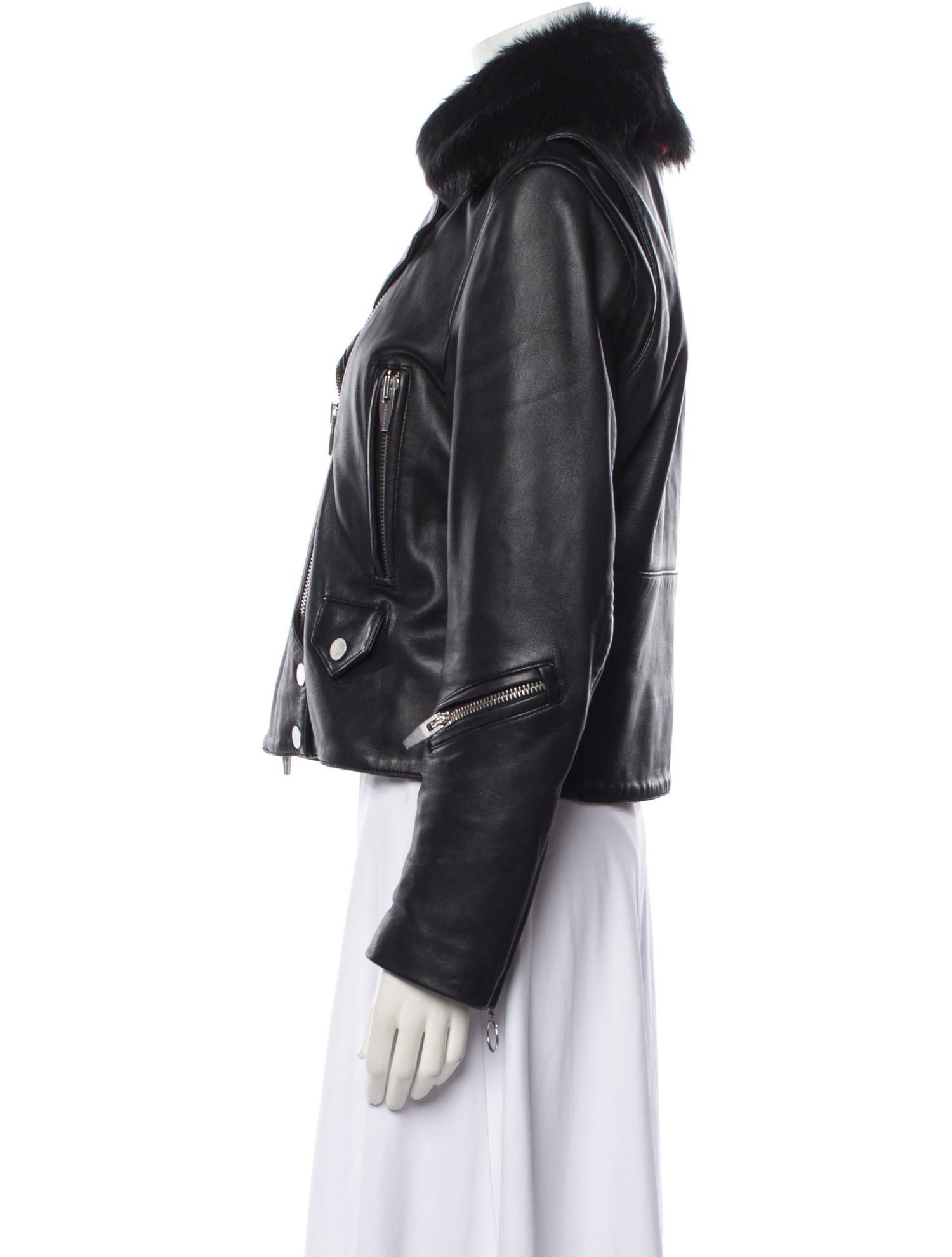 The Arrivals Leather Biker Jacket
