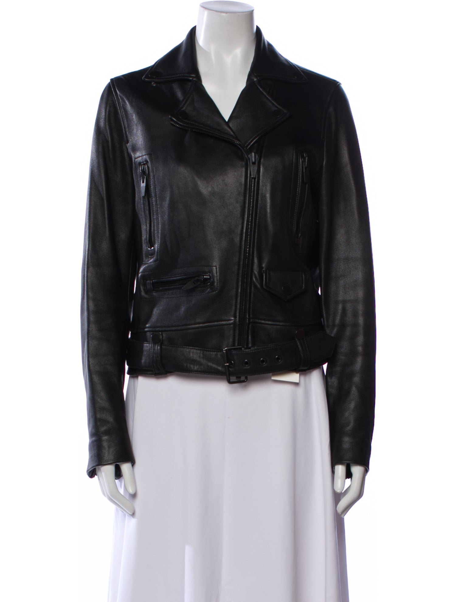The Arrivals Leather Biker Jacket