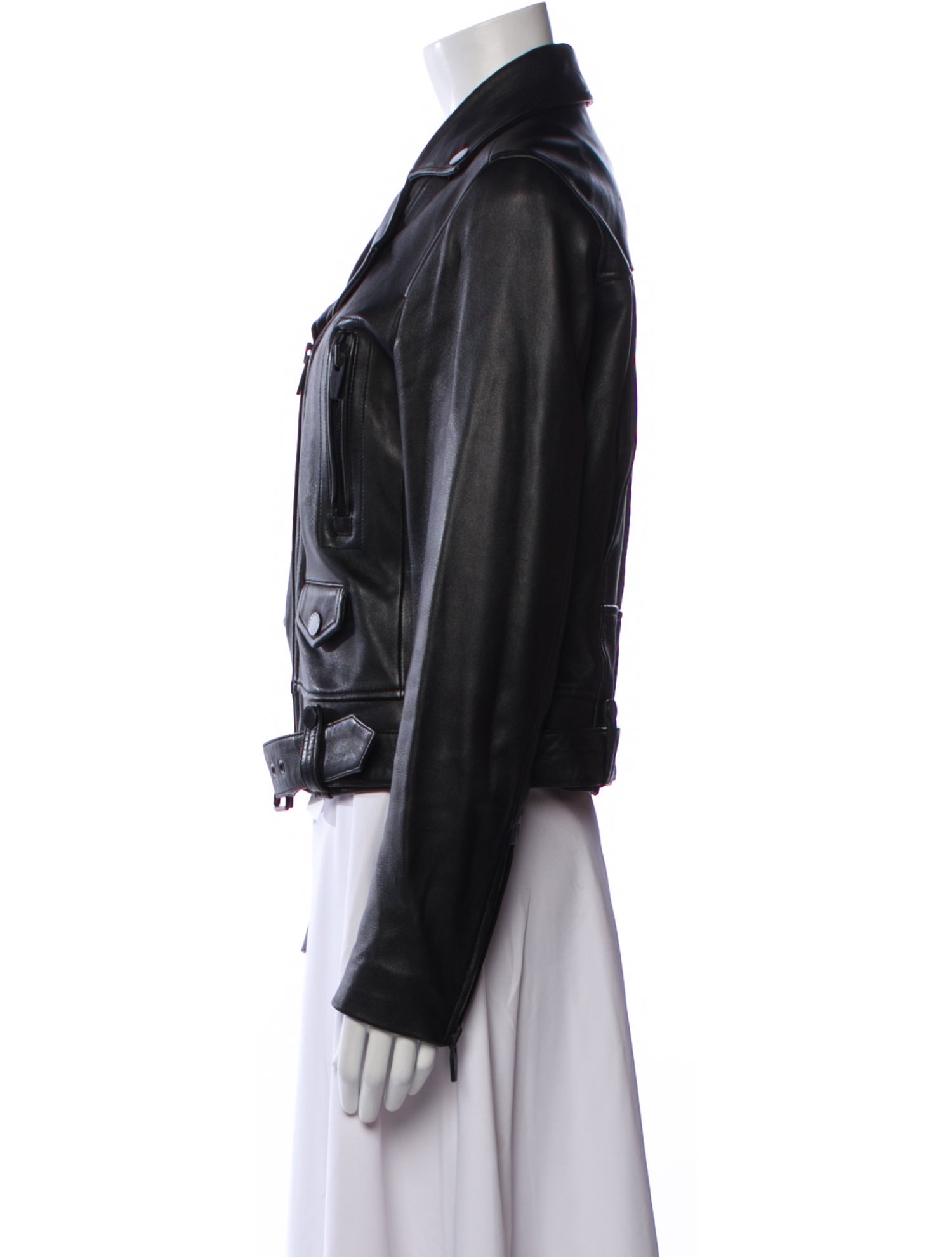 The Arrivals Leather Biker Jacket