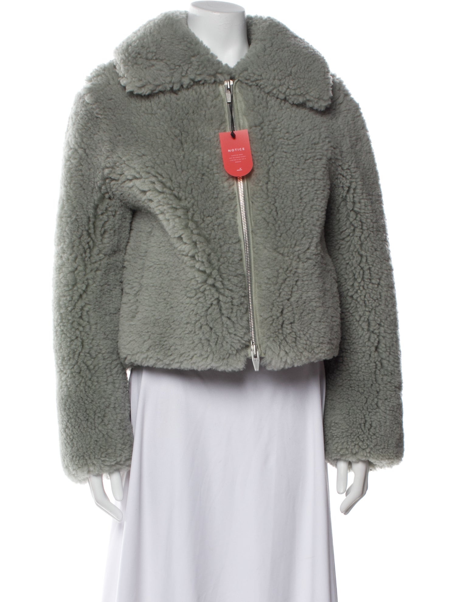 The Arrivals Shearling Fur Jacket w/ Tags