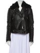 The Arrivals Leather Fur Jacket