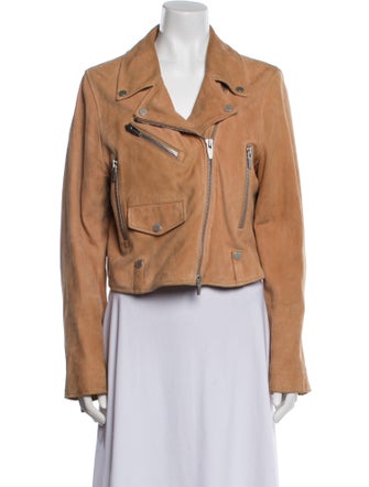 The Arrivals Suede Biker Jacket