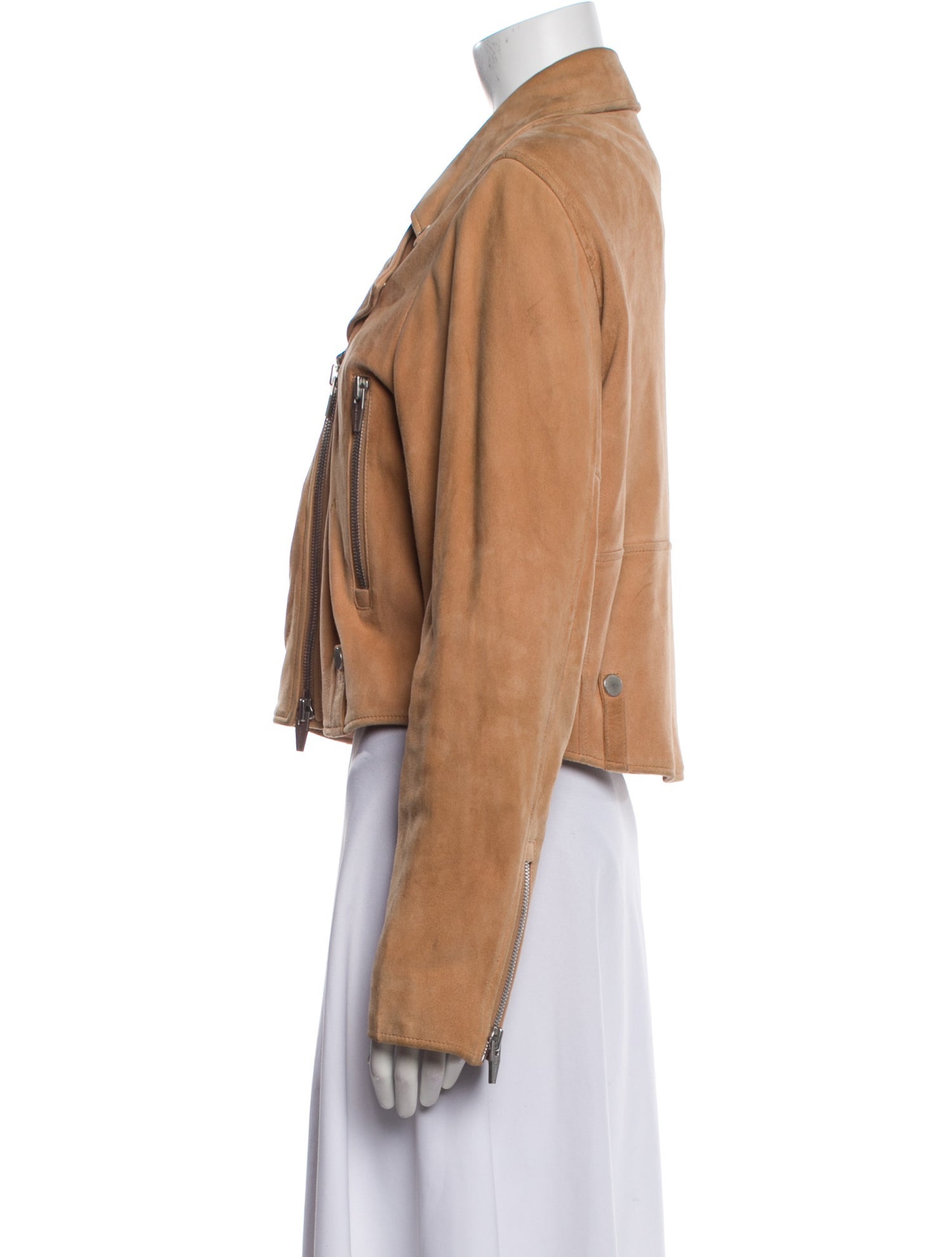 The Arrivals Suede Biker Jacket