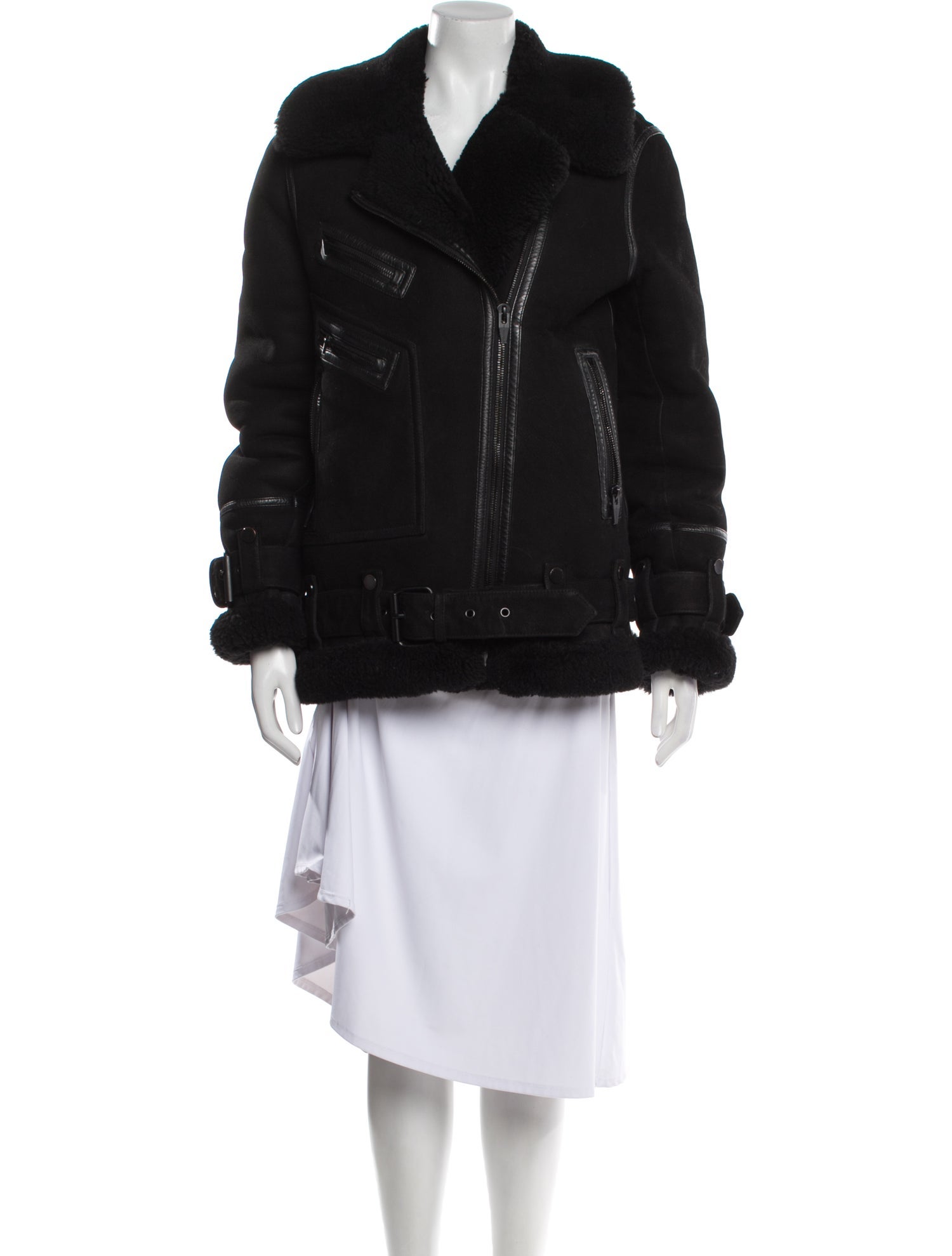 The Arrivals Suede Fur Coat