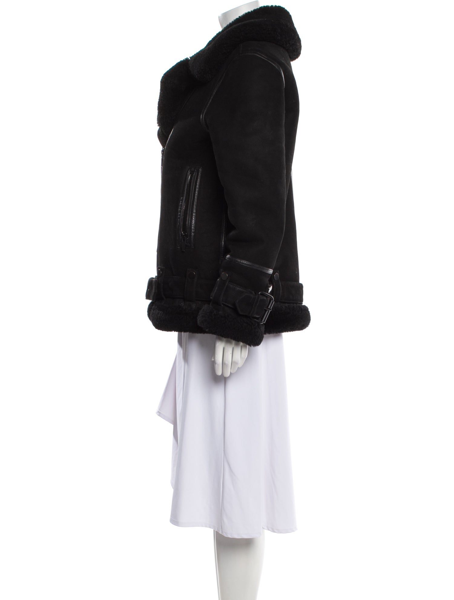 The Arrivals Suede Fur Coat