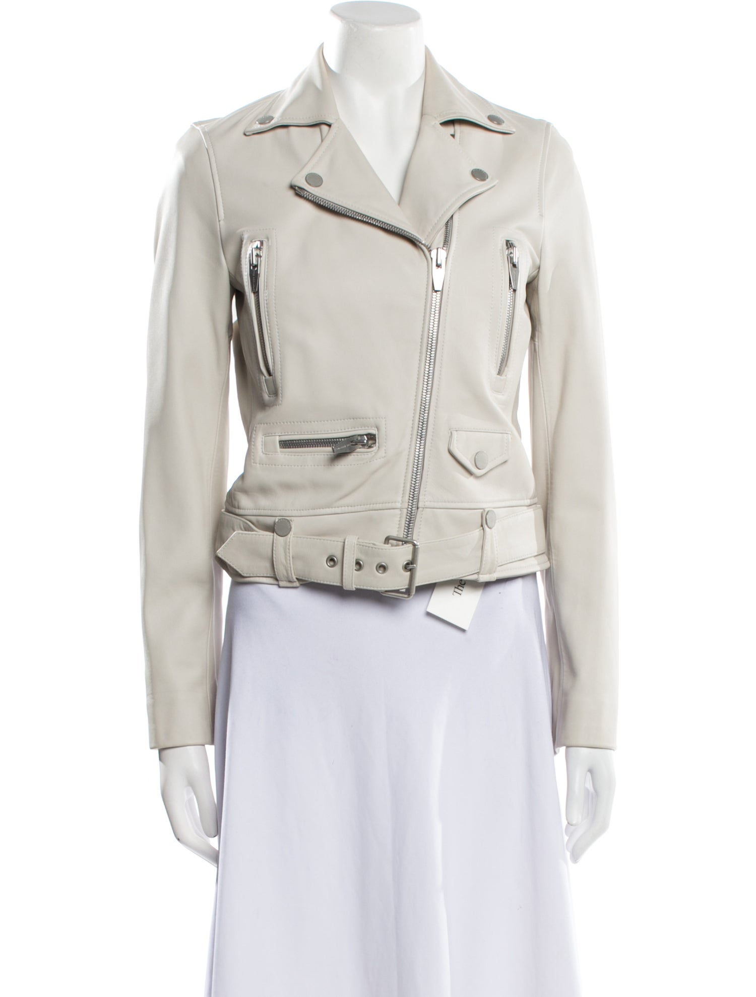 The Arrivals Lamb Leather Biker Jacket