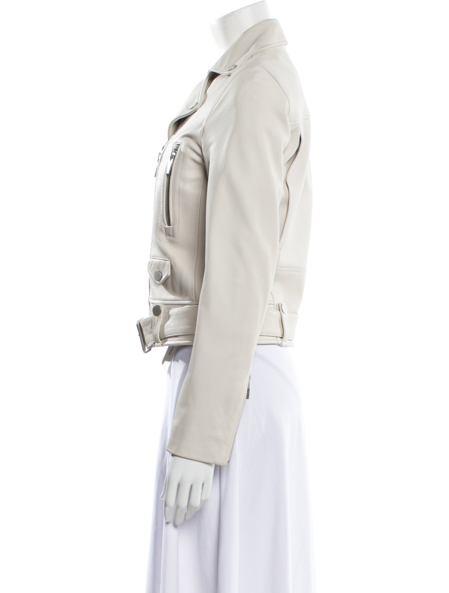 The Arrivals Lamb Leather Biker Jacket