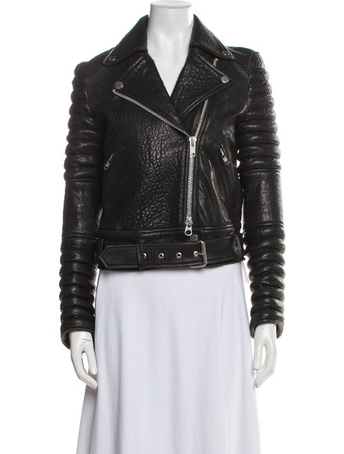 The Arrivals Leather Fur Jacket