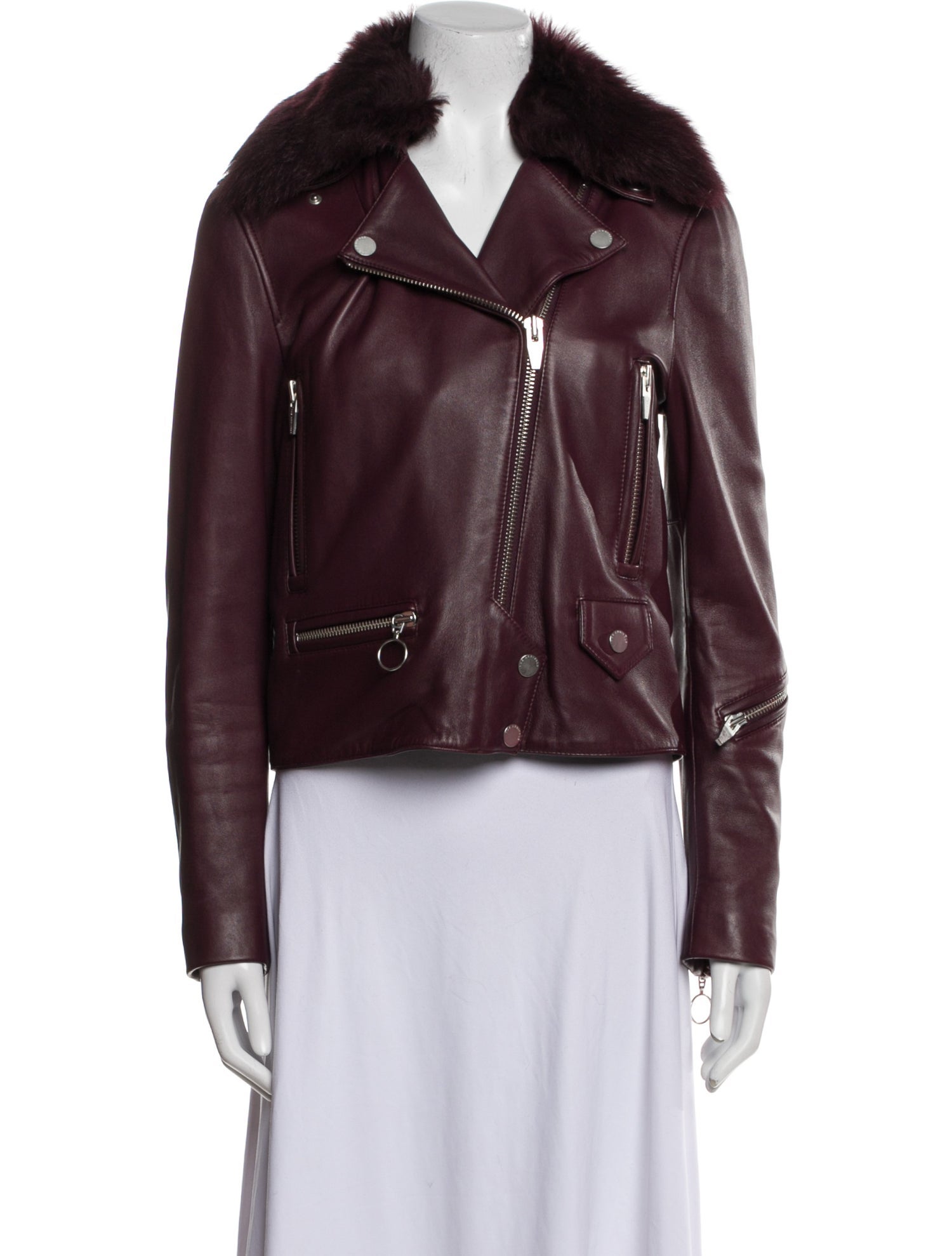 The Arrivals Leather Biker Jacket