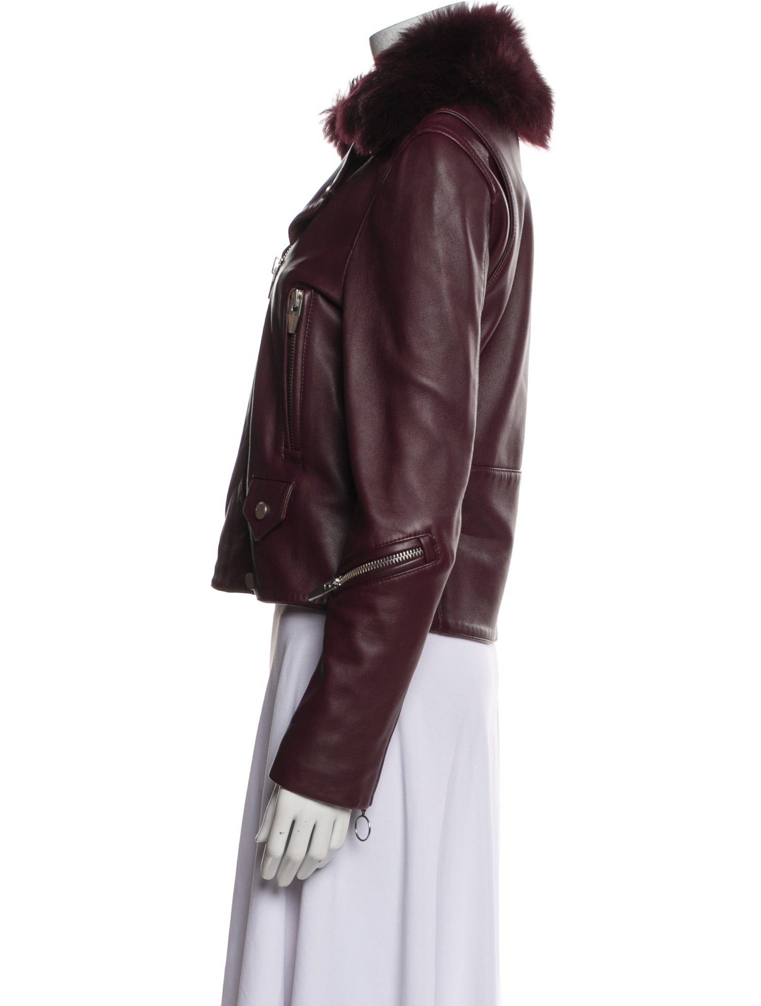 The Arrivals Leather Biker Jacket