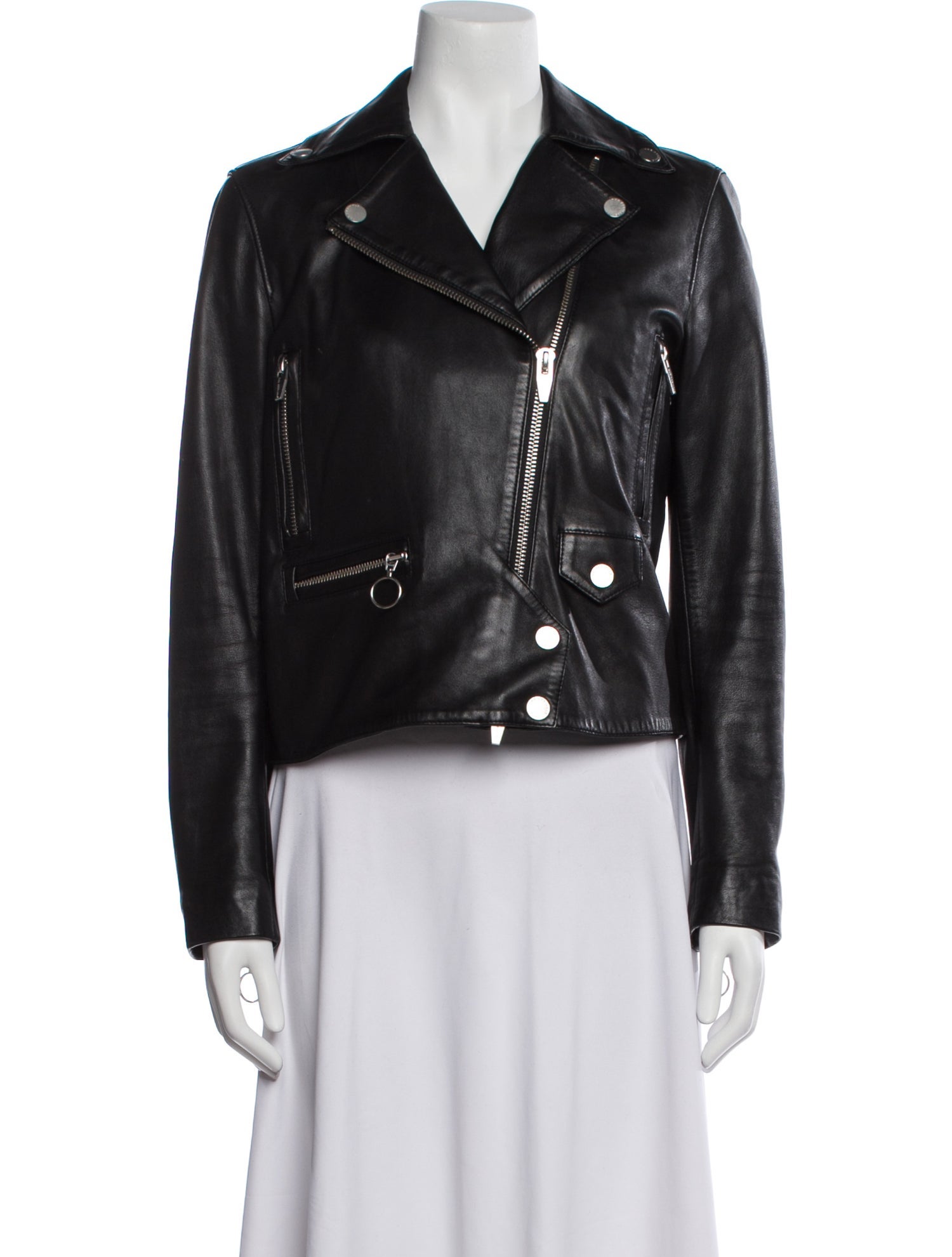 The Arrivals Leather Biker Jacket