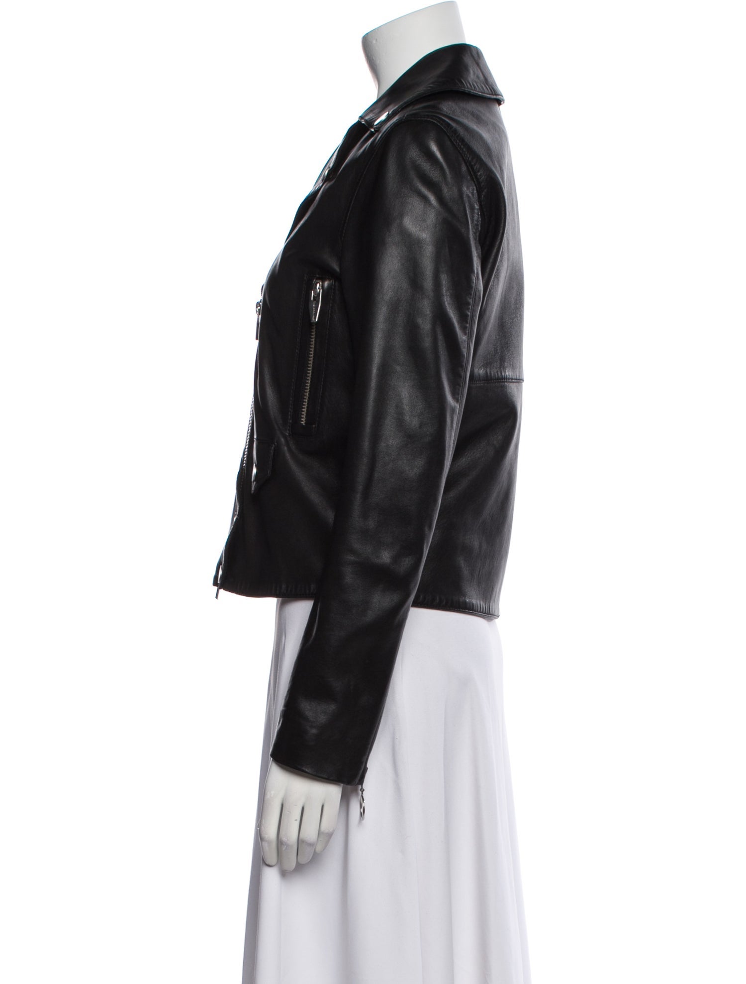 The Arrivals Leather Biker Jacket