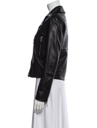The Arrivals Leather Biker Jacket