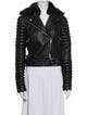 The Arrivals Leather Faux Fur Coat