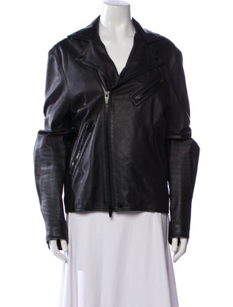 The Arrivals Leather Biker Jacket