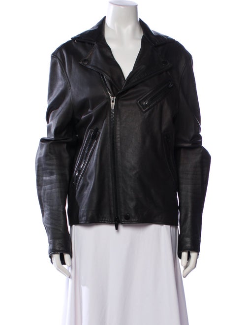 The Arrivals Leather Biker Jacket